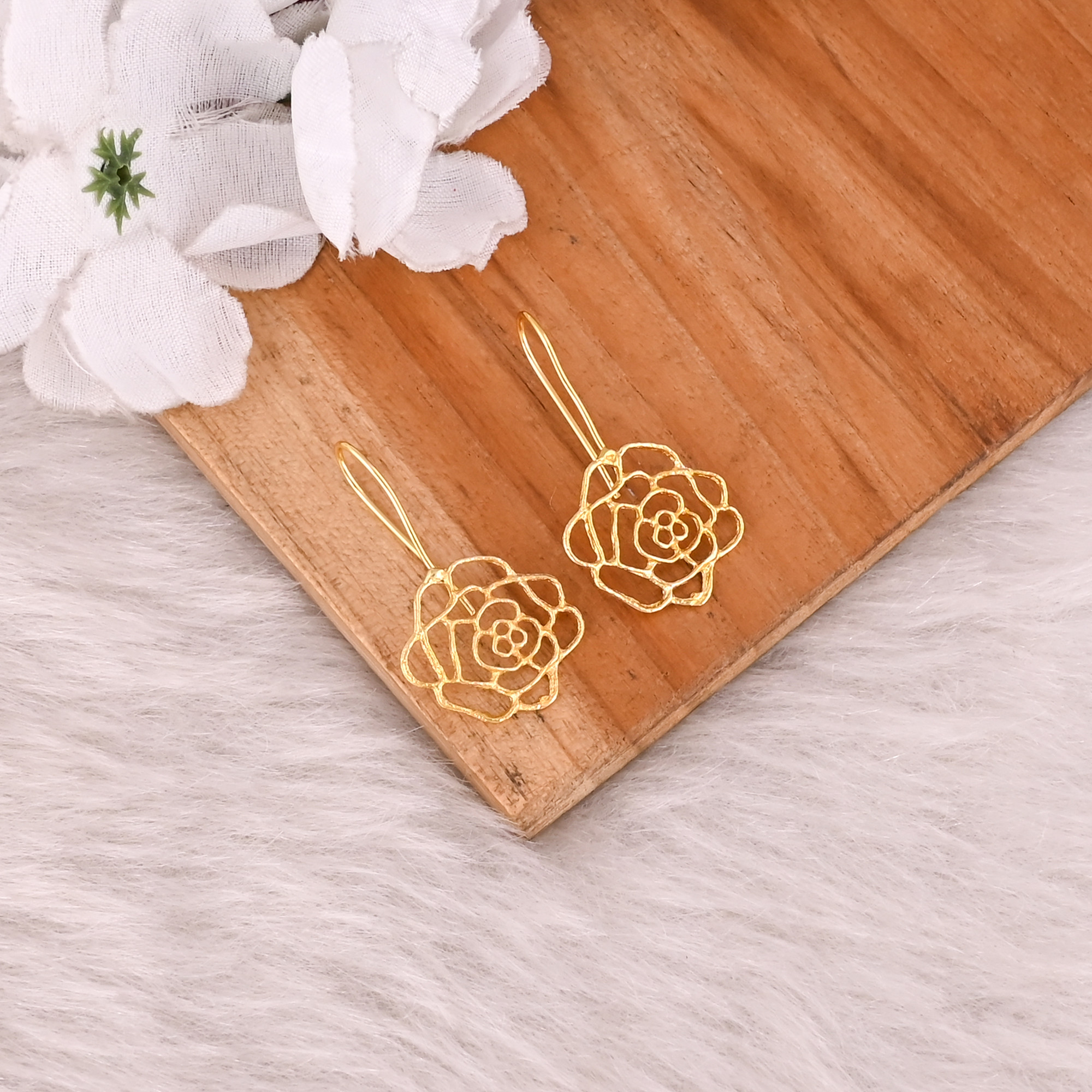 Wholesale Lot 25 Pairs Yellow Gold Plated Handmade Designer Earring Charm Jewelry