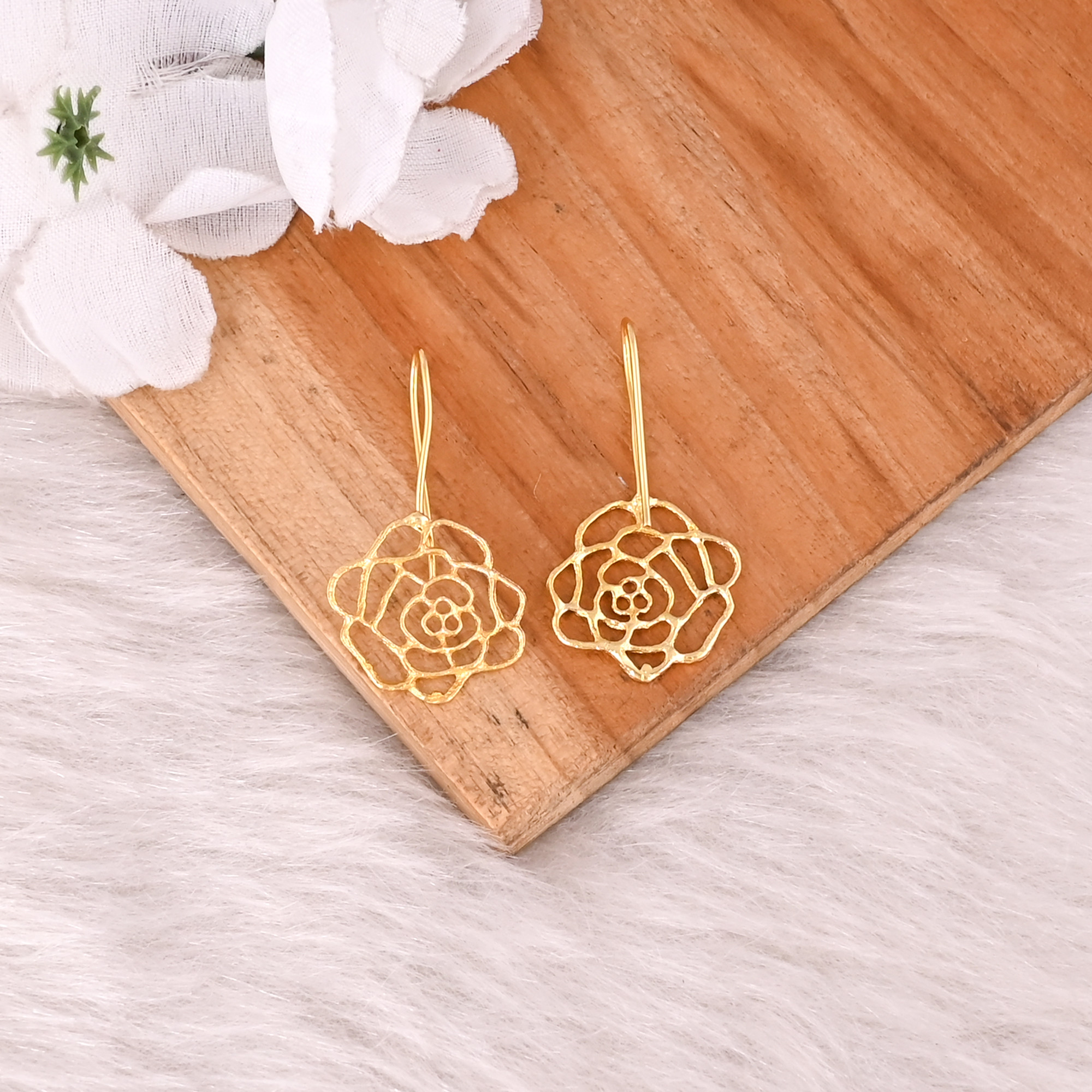Wholesale Lot 25 Pairs Yellow Gold Plated Handmade Designer Earring Charm Jewelry
