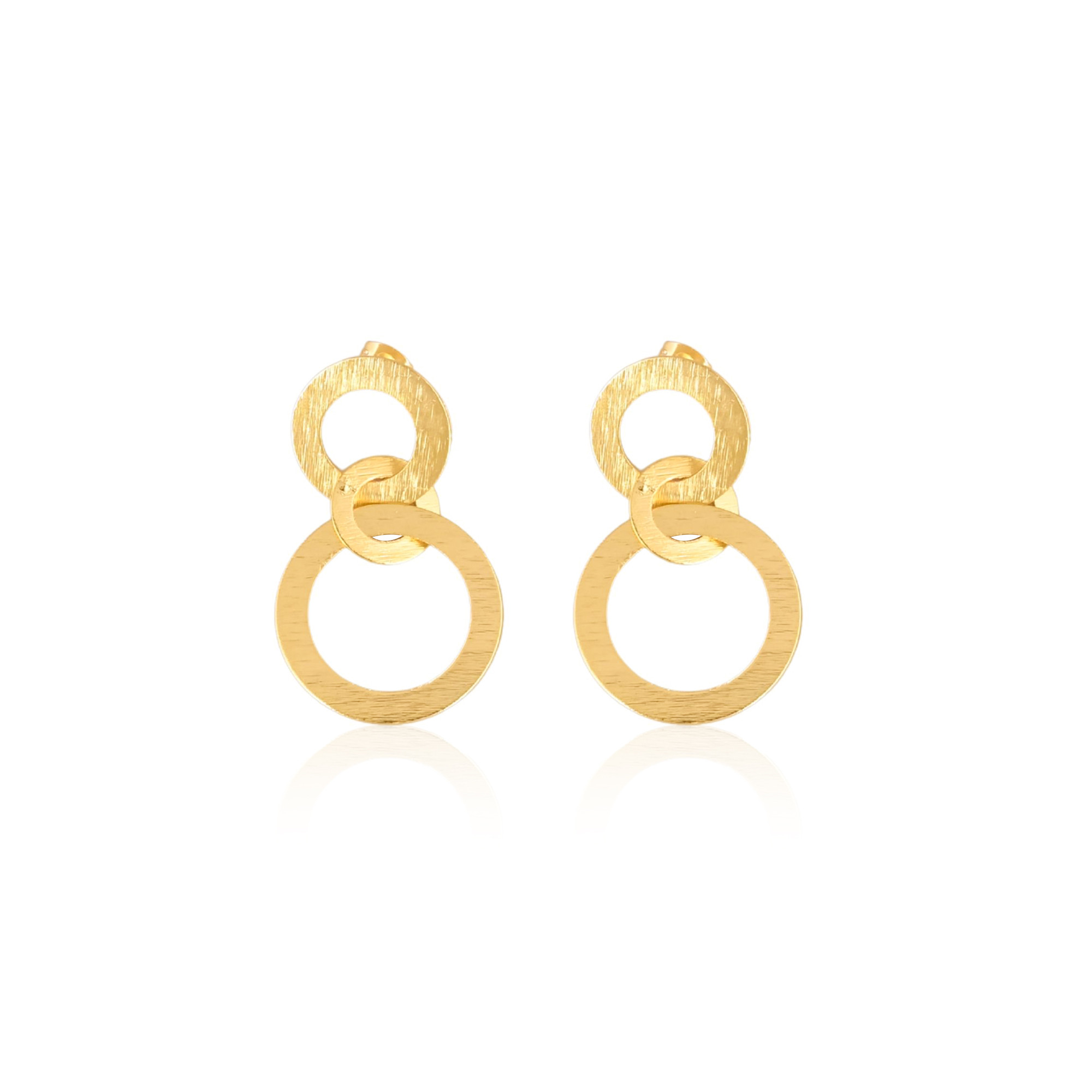 Wholesale Lot 25 Pairs Yellow Gold Plated Brass Matte Finish Handmade Designer Women Earring