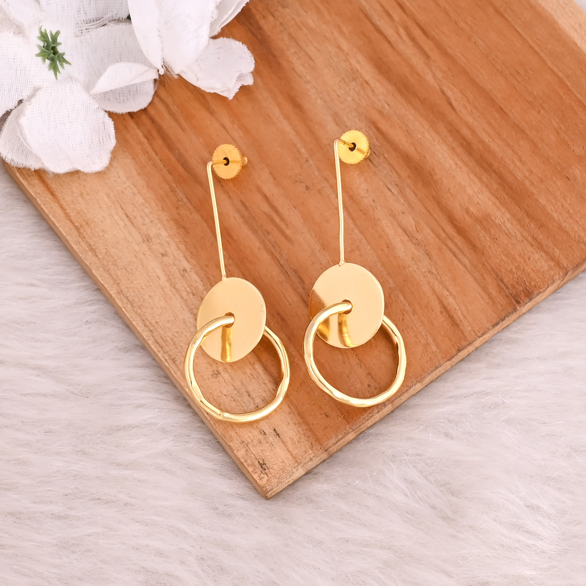 Wholesale Lot 25 Pairs Yellow Gold Plated Brass Handmade Designer Earring Gift For Her