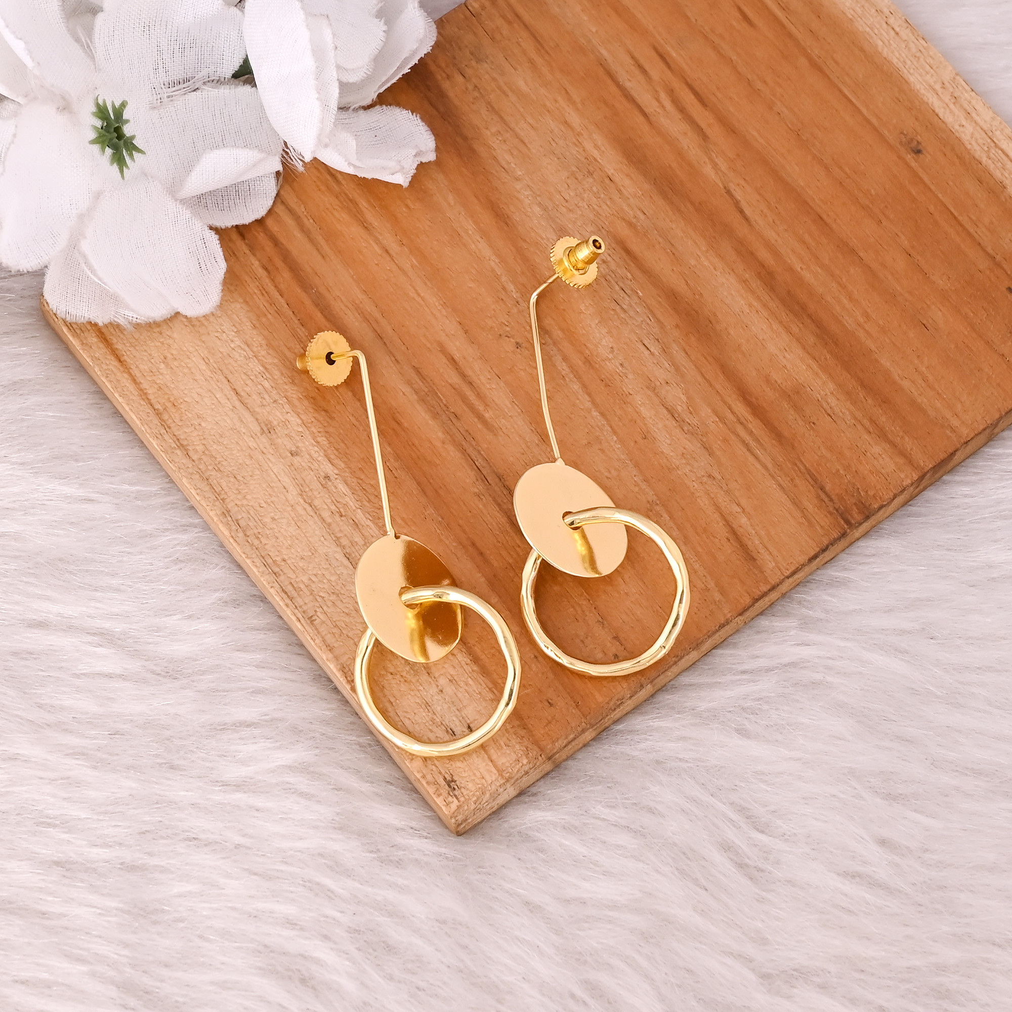 Wholesale Lot 25 Pairs Yellow Gold Plated Brass Handmade Designer Earring Gift For Her