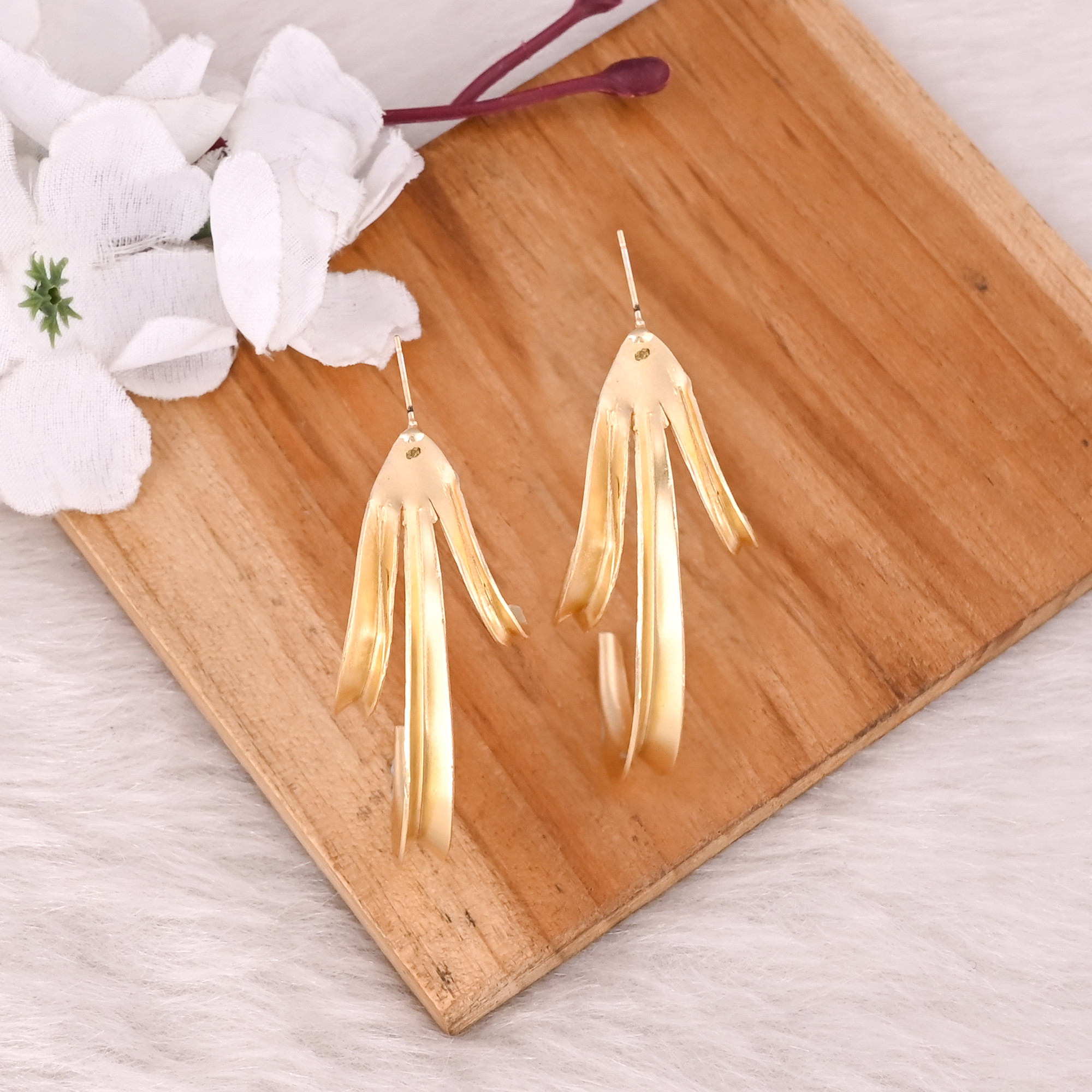 Wholesale Lot 25 Pairs Yellow Gold Plated Handmade Designer Stud Earring Gift For Her