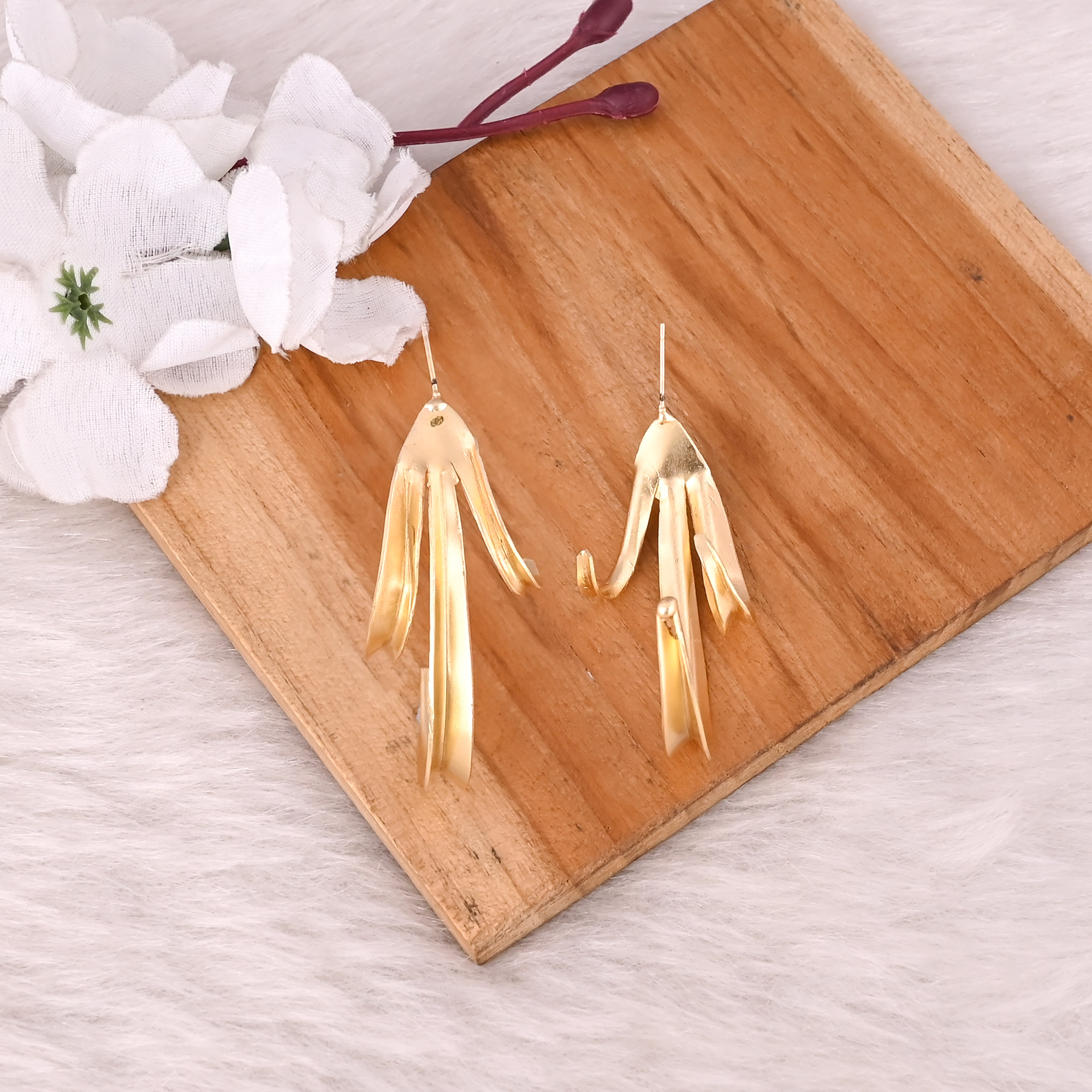 Wholesale Lot 25 Pairs Yellow Gold Plated Handmade Designer Stud Earring Gift For Her