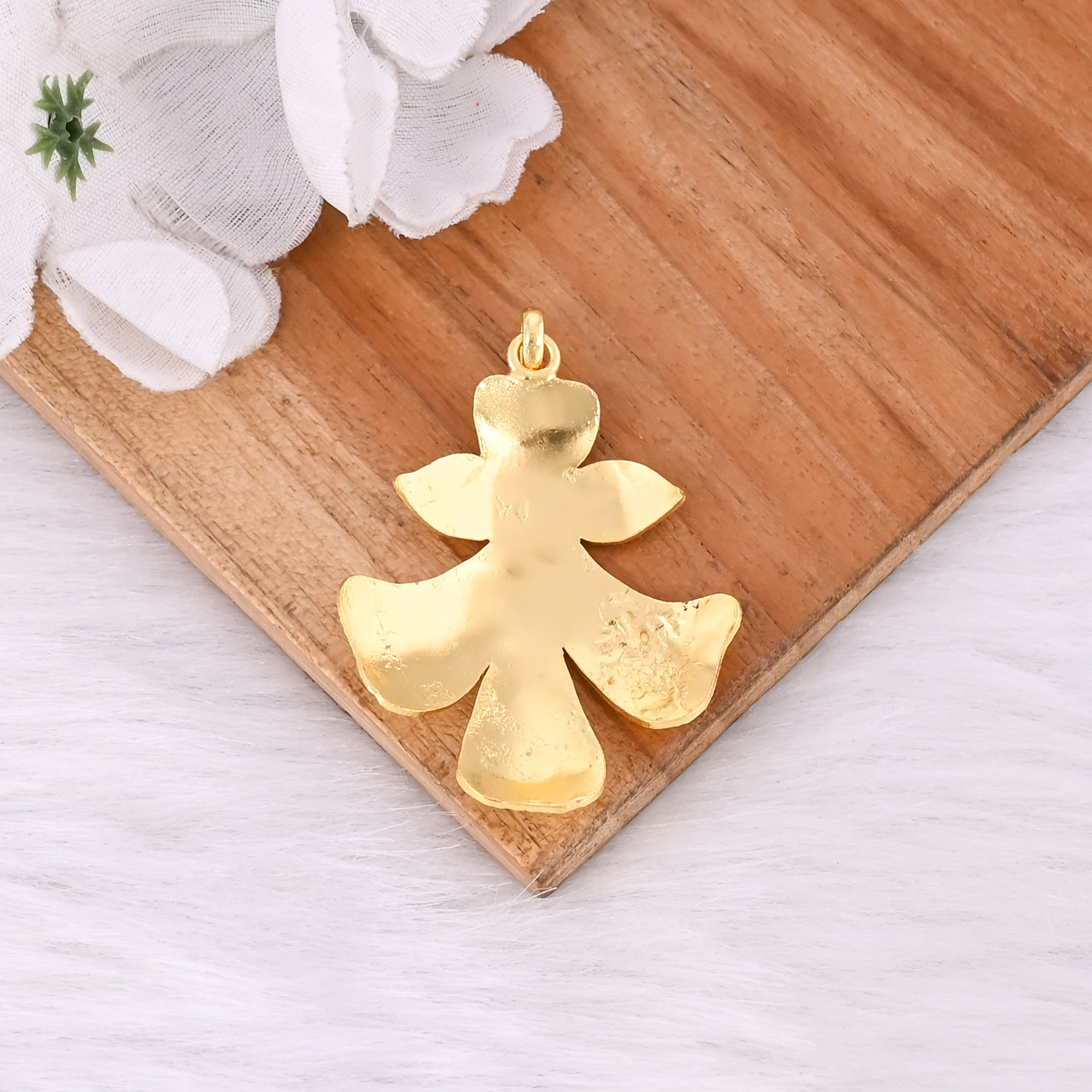 Brass Yellow Gold Plated 25 pcs Wholesale Lot Handmade Designer Unique Gift Pendant Jewelry Women Brass Jewelry