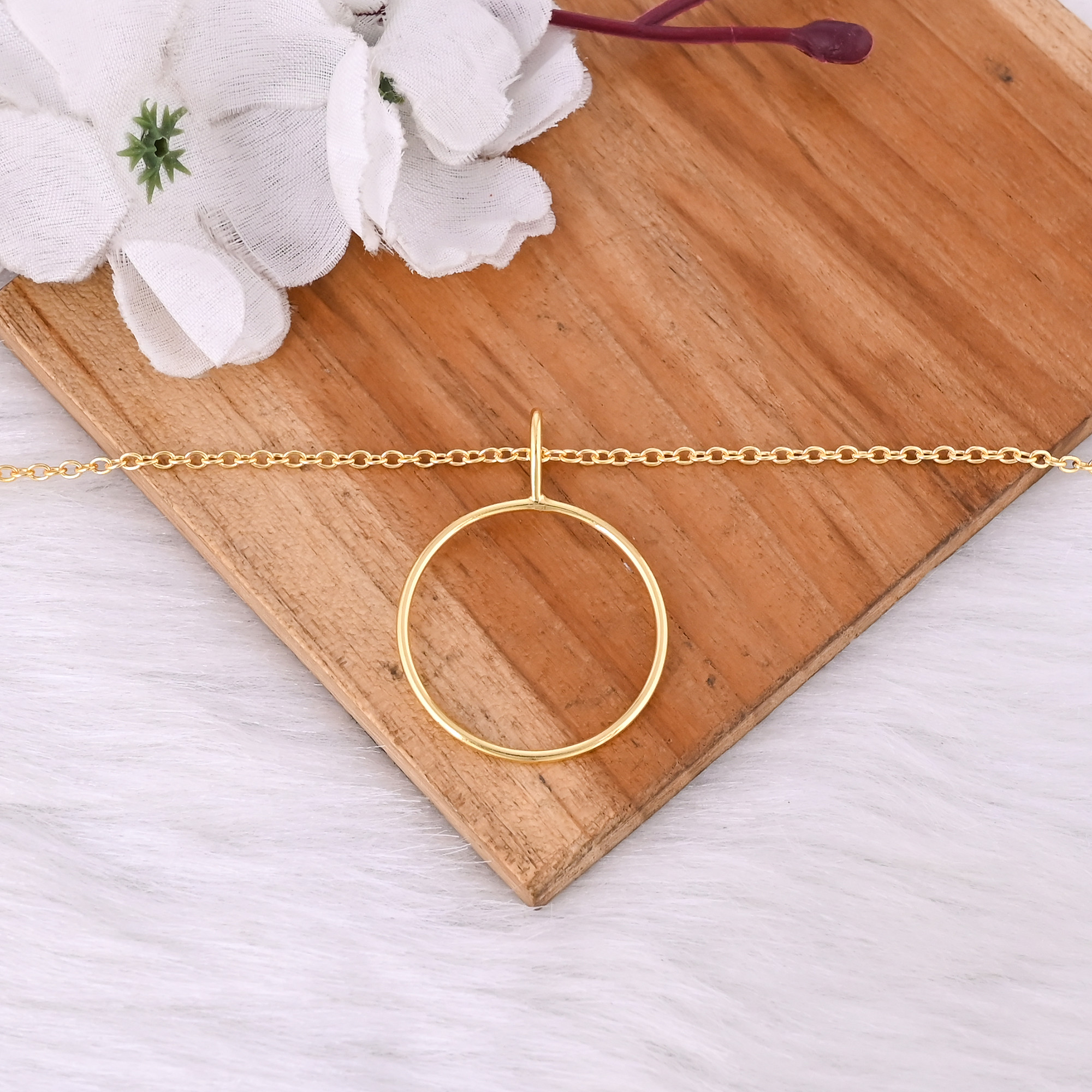 Brass Yellow Gold Plated 25 pcs Wholesale Lot Handmade Designer Round Necklace Jewelry Women Brass Jewelry