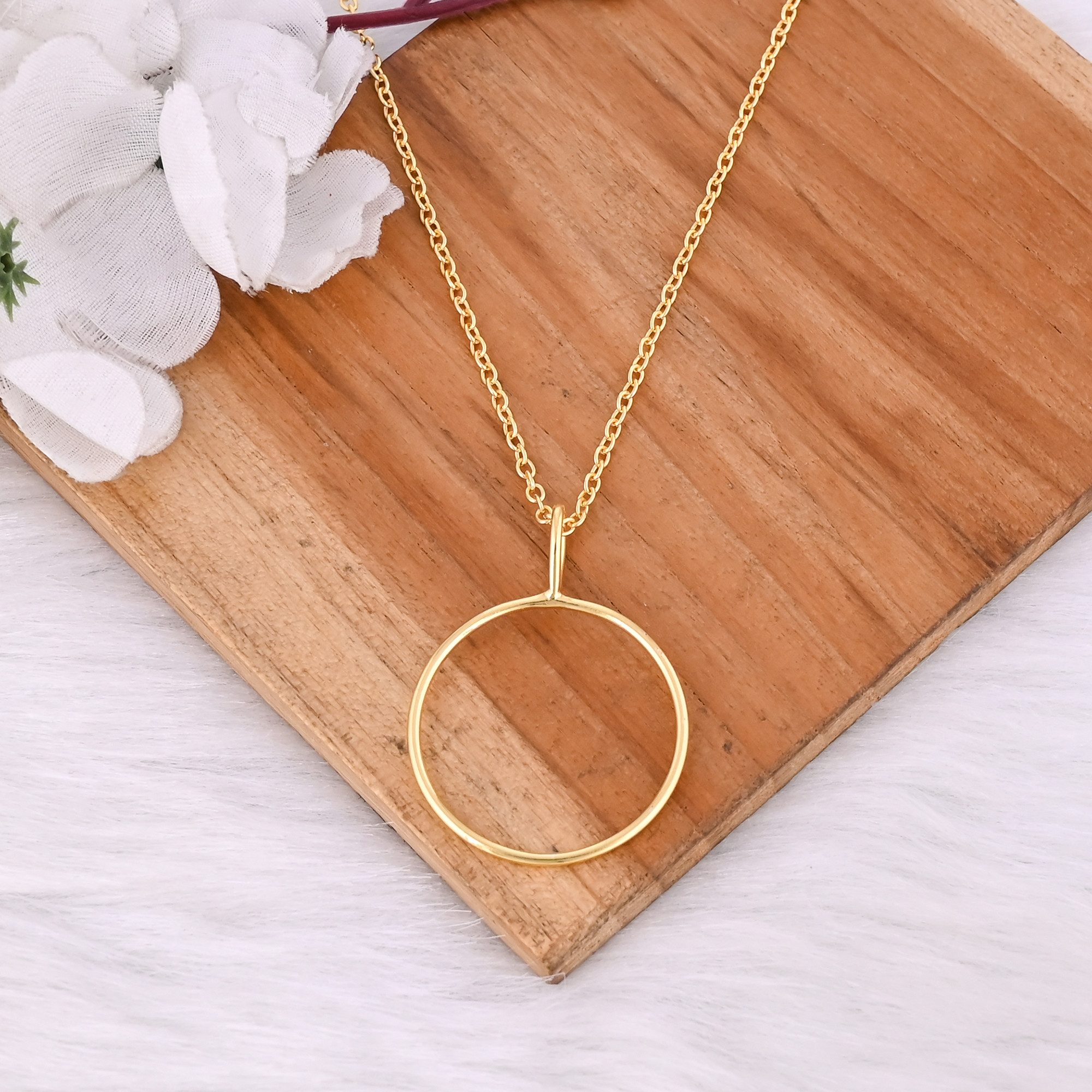 Brass Yellow Gold Plated 25 pcs Wholesale Lot Handmade Designer Round Necklace Jewelry Women Brass Jewelry