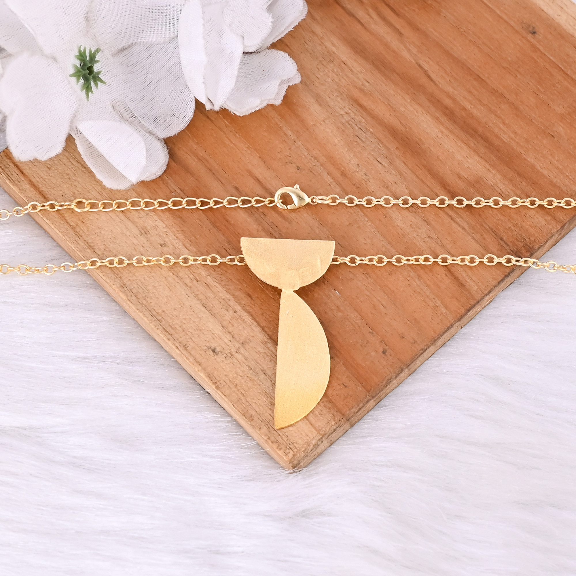 Brass Yellow Gold Plated 25 pcs Wholesale Lot Matte Finish Handmade Designer Necklace Jewelry Brass Jewelry