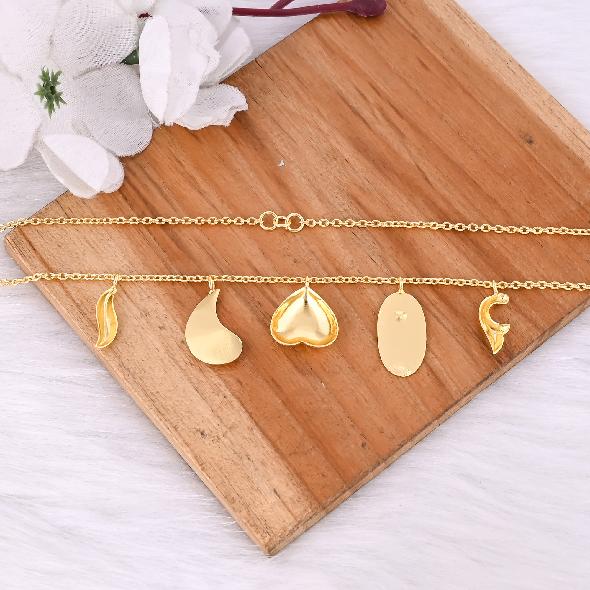 Gorgeous Brass Yellow Gold Plated 25 pcs Wholesale Lot Handmade Designer Unique Necklace Jewelry Fashion Jewelry