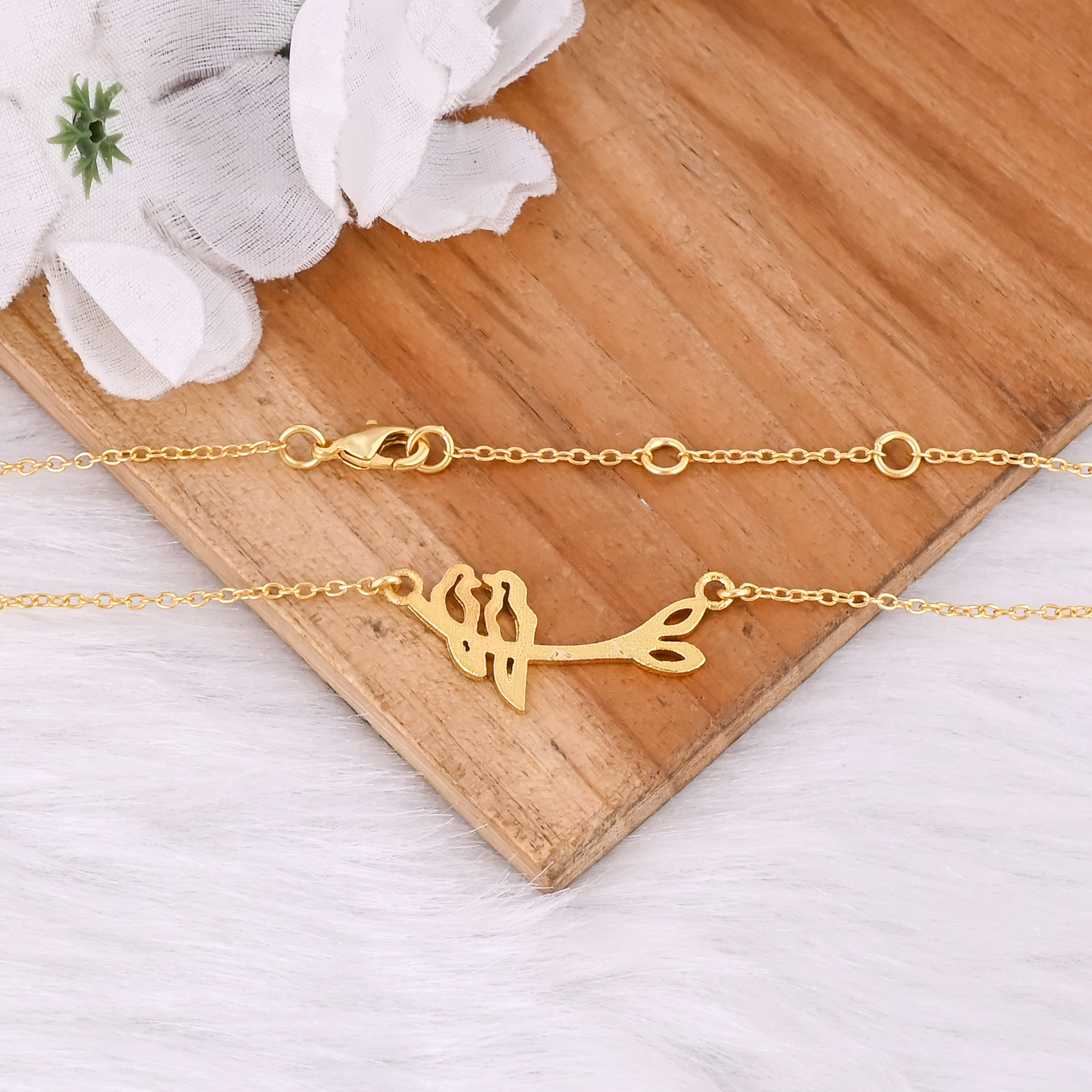 Yellow Gold Plated Brass 25 pcs Wholesale Lot Handmade Designer Boho Necklace Bird Charm Jewelry Women Jewelry