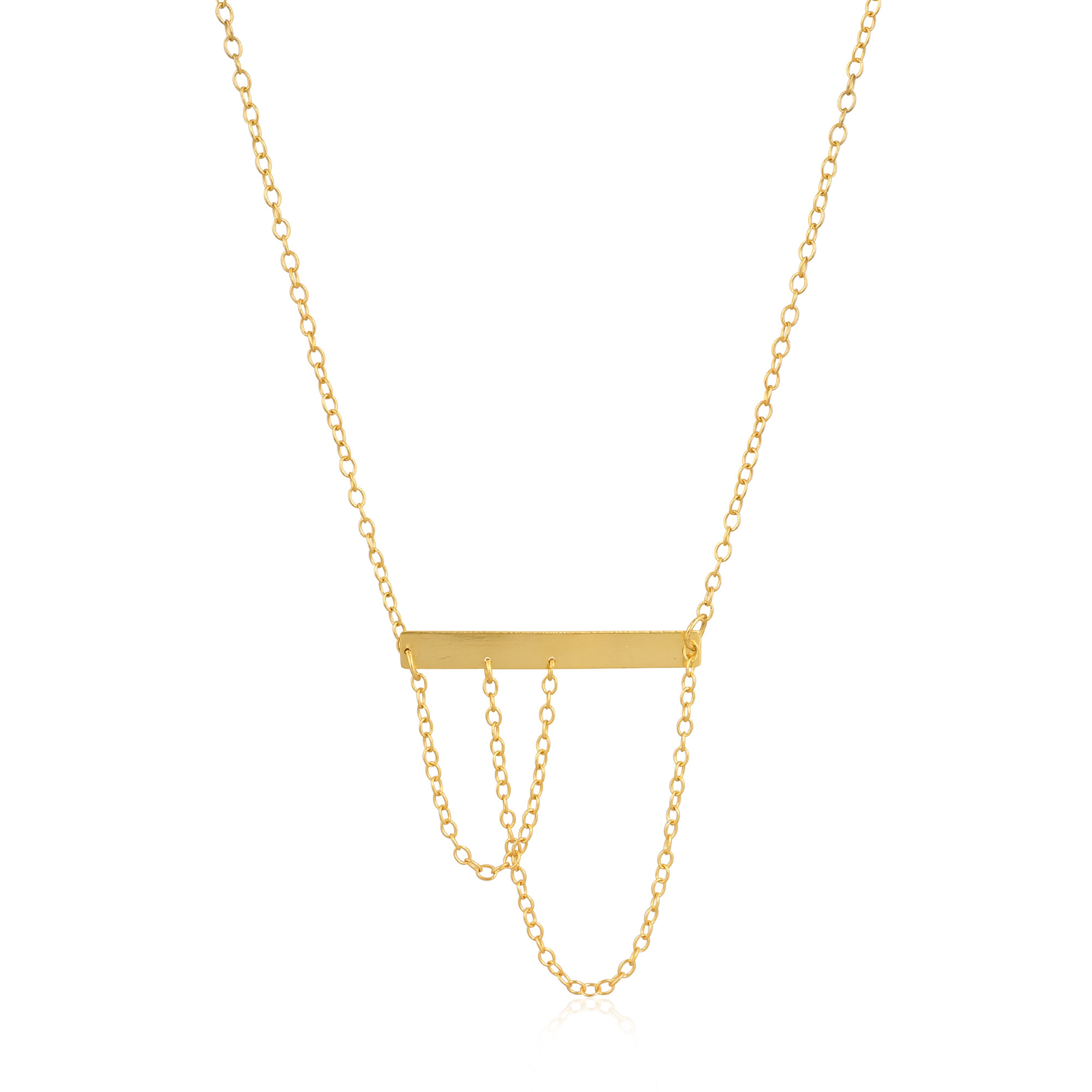Brass Yellow Gold Plated 25 pcs Wholesale Lot Handmade Designer Chain Necklace Jewelry Brass Unique Jewelry