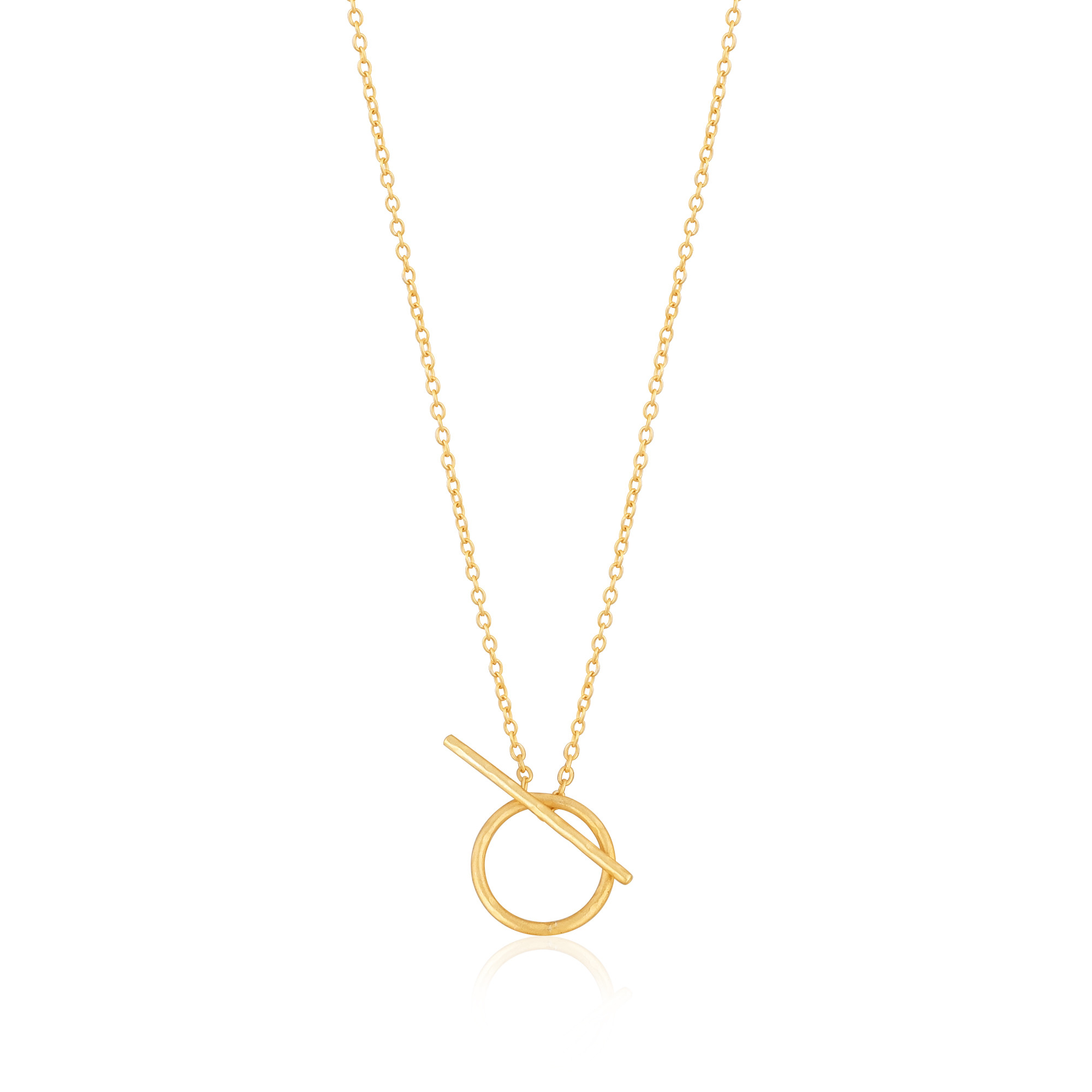 Brass Yellow Gold Plated 25 pcs Wholesale Lot Handmade Designer Round Circle Dainty Necklace Jewelry Women Brass Jewelry