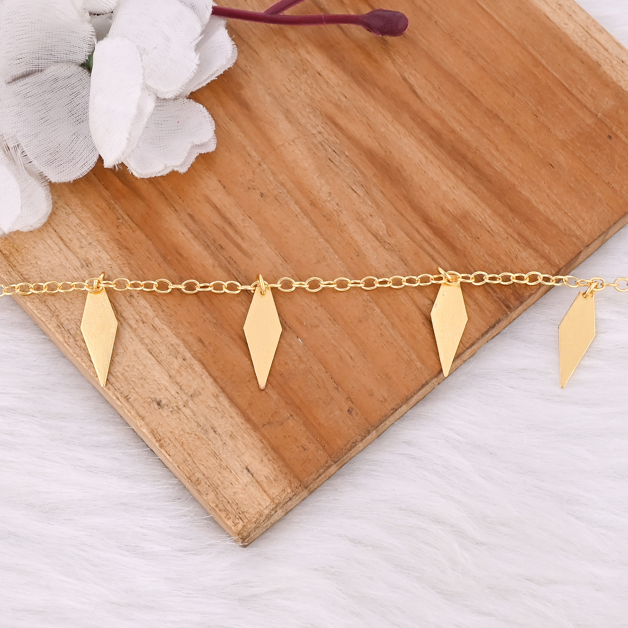 Brass Yellow Gold Plated 25 pcs Wholesale Lot Matte Finish Handmade Designer Necklace Jewelry Brass Jewelry