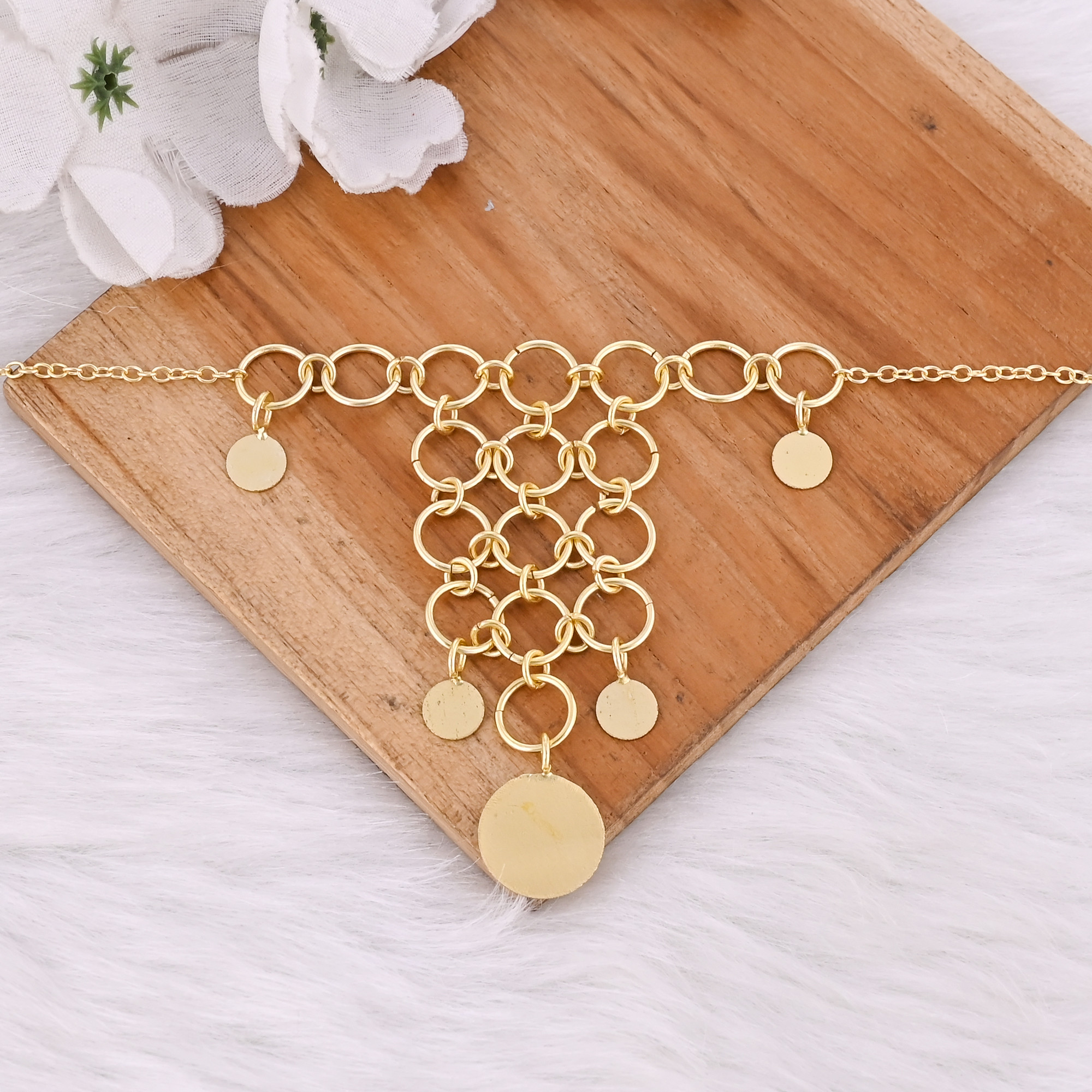 Gorgeous Brass Yellow Gold Plated 25 pcs Wholesale Lot Handmade Designer Unique Gift Dainty Necklace Jewelry Fashion Jewelry