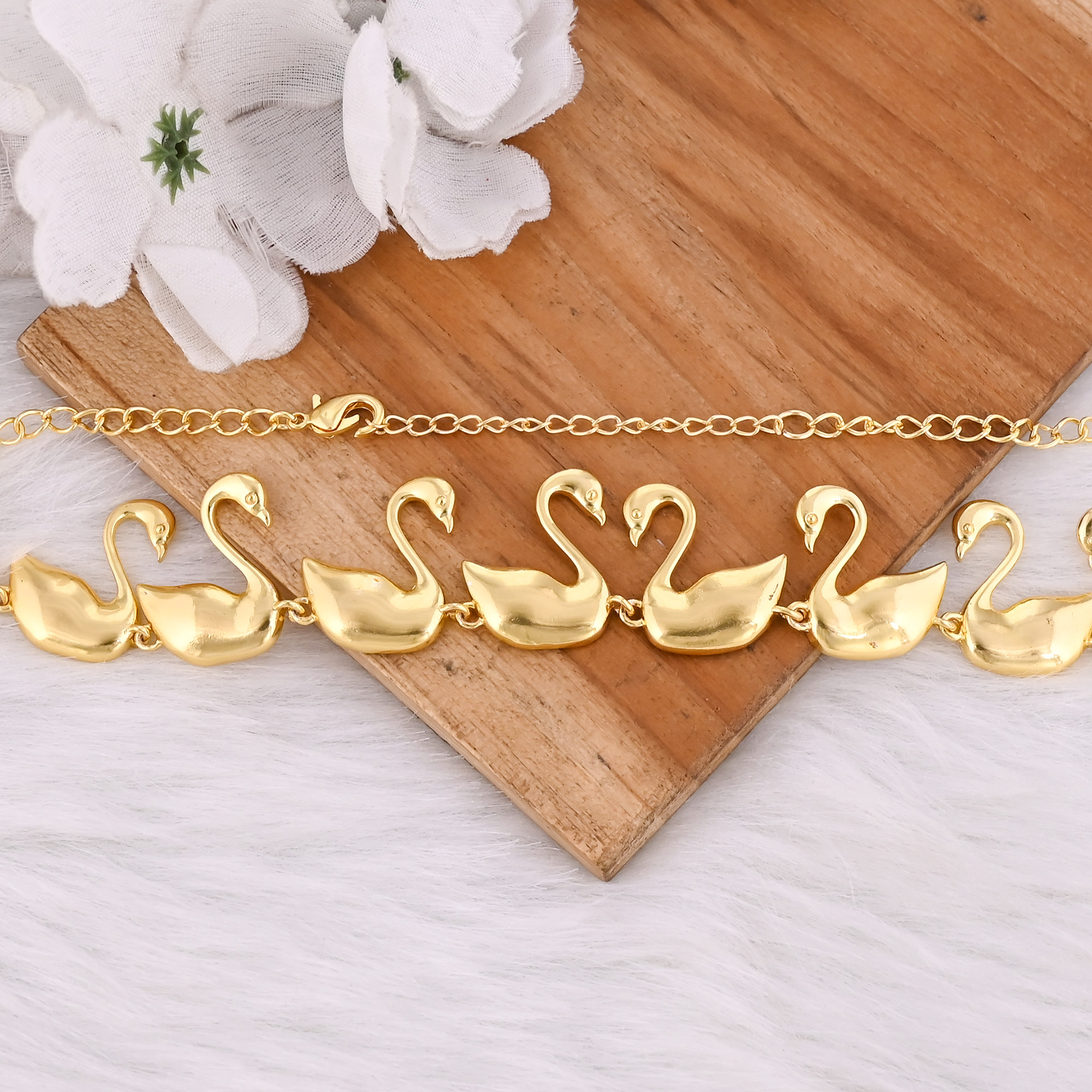 Brass Yellow Gold Plated 25 pcs Wholesale Lot Duck Design Handmade Designer Necklace Jewelry Brass Jewelry