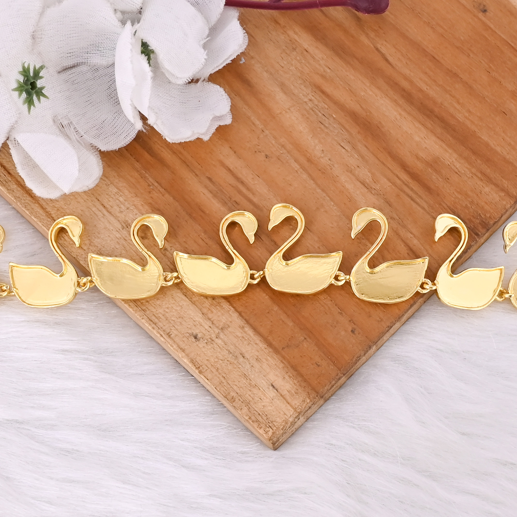 Brass Yellow Gold Plated 25 pcs Wholesale Lot Duck Design Handmade Designer Necklace Jewelry Brass Jewelry