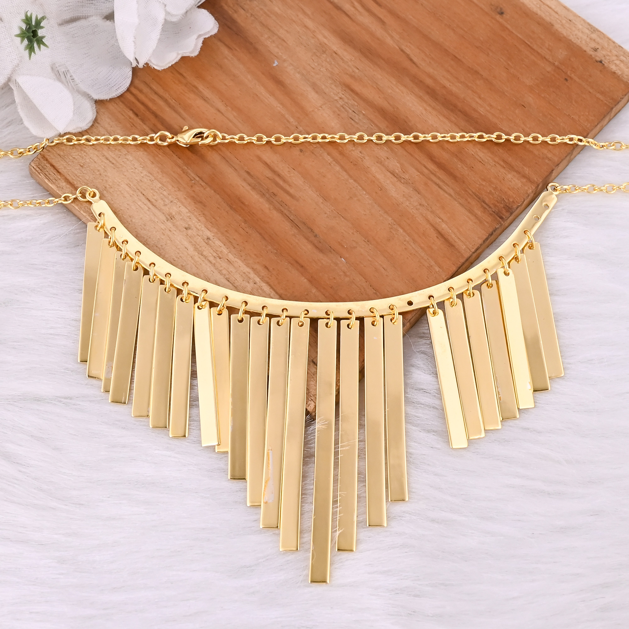 Brass Yellow Gold Plated 25 pcs Wholesale Lot Beautiful Design Handmade Designer Heavy Necklace Jewelry Brass Jewelry