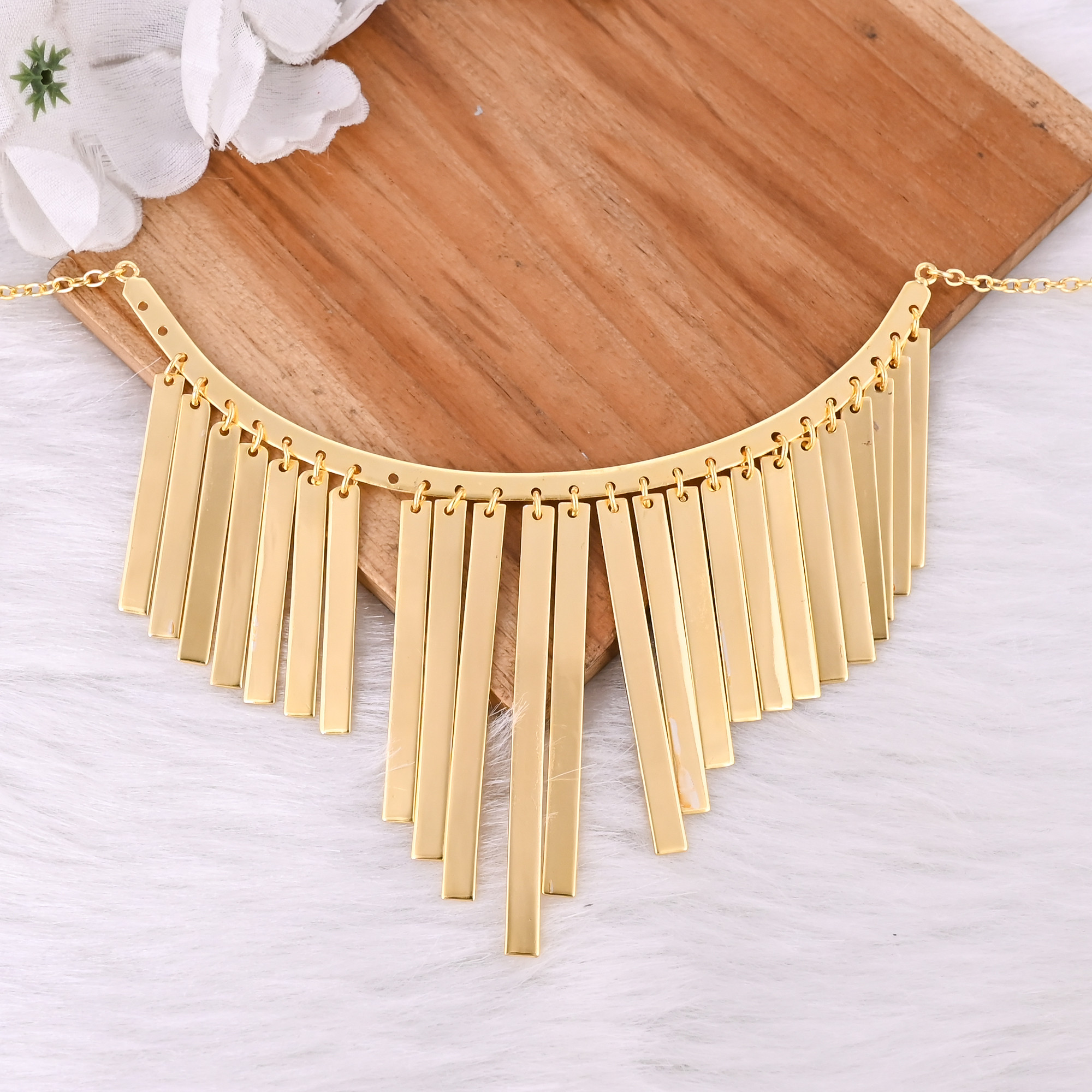 Brass Yellow Gold Plated 25 pcs Wholesale Lot Beautiful Design Handmade Designer Heavy Necklace Jewelry Brass Jewelry