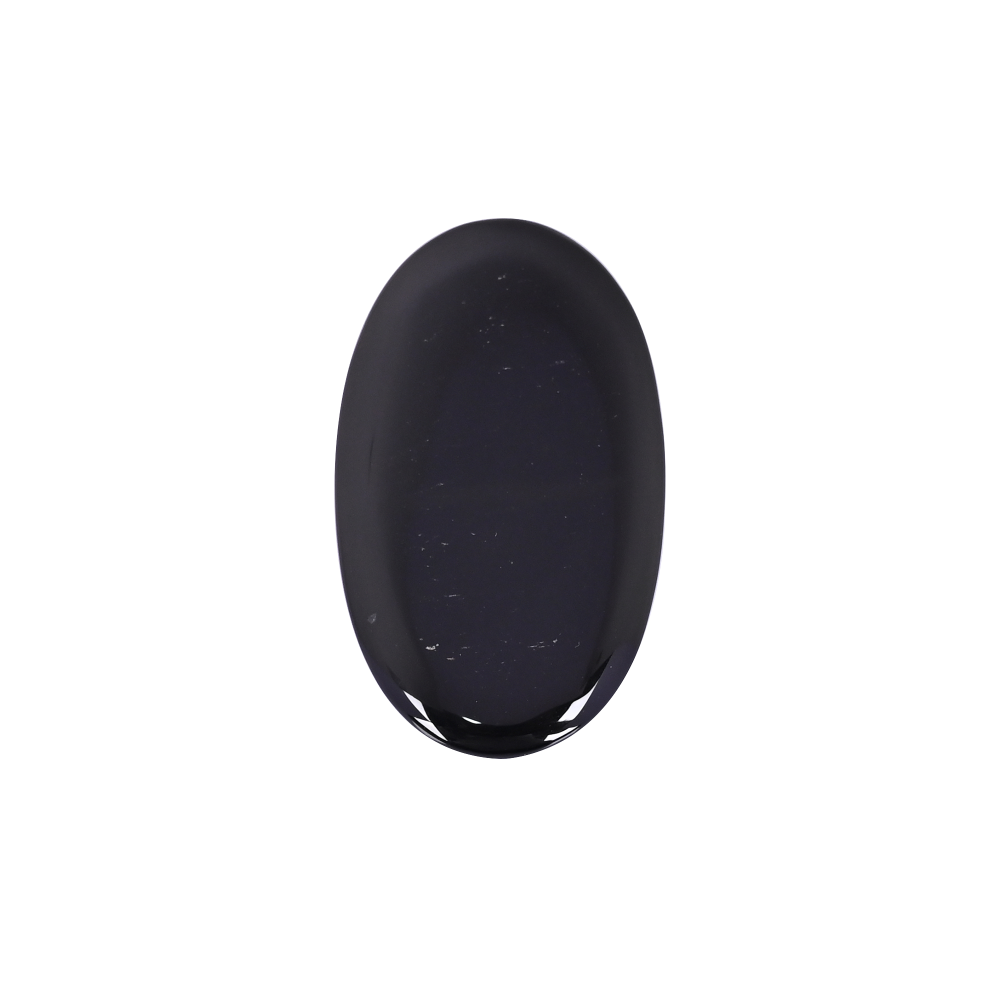 Natural Black Onyx 680 Carat 58x34mm Oval Shape Loose Gemstone
