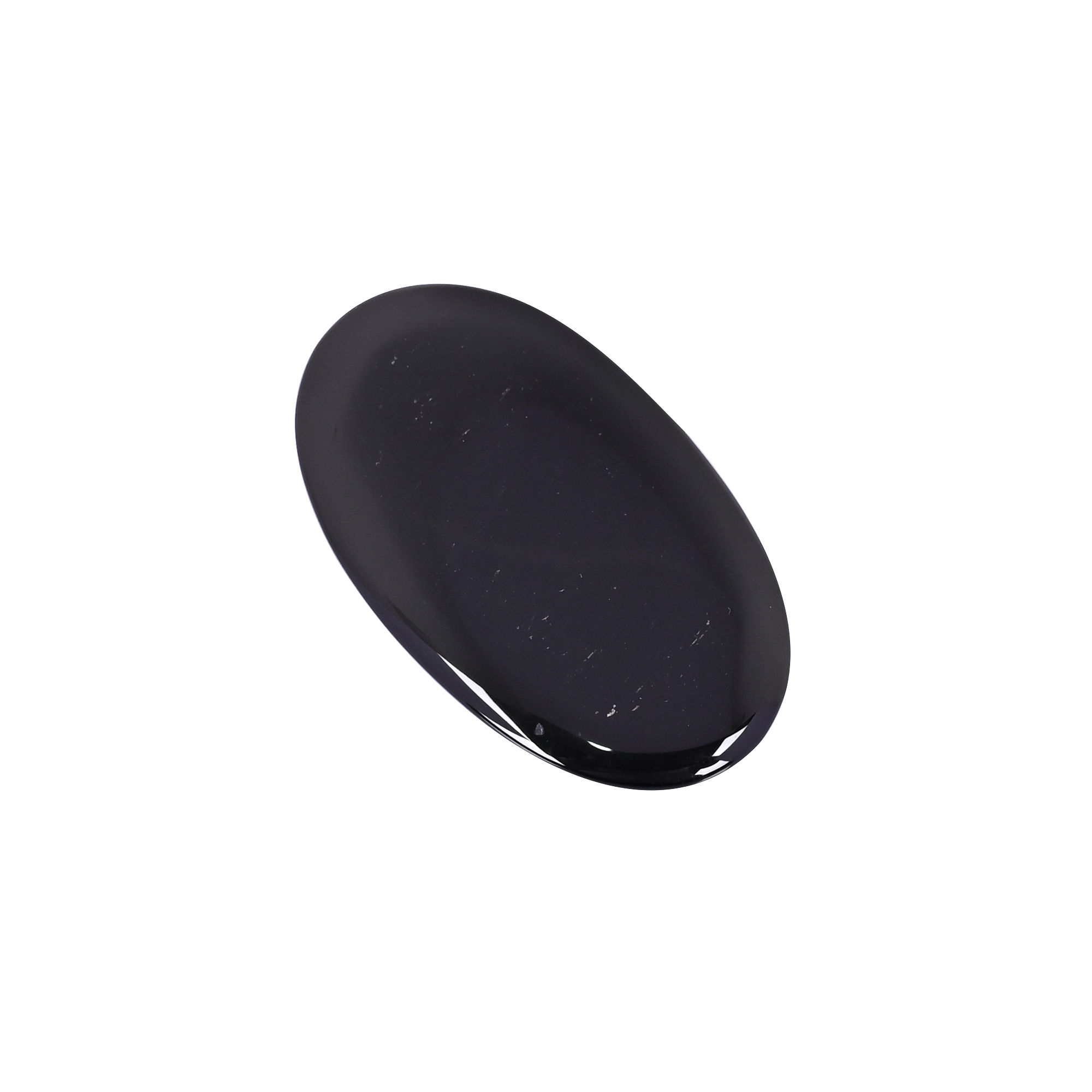 Natural Black Onyx 680 Carat  58x34mm Oval Shape Loose Gemstone