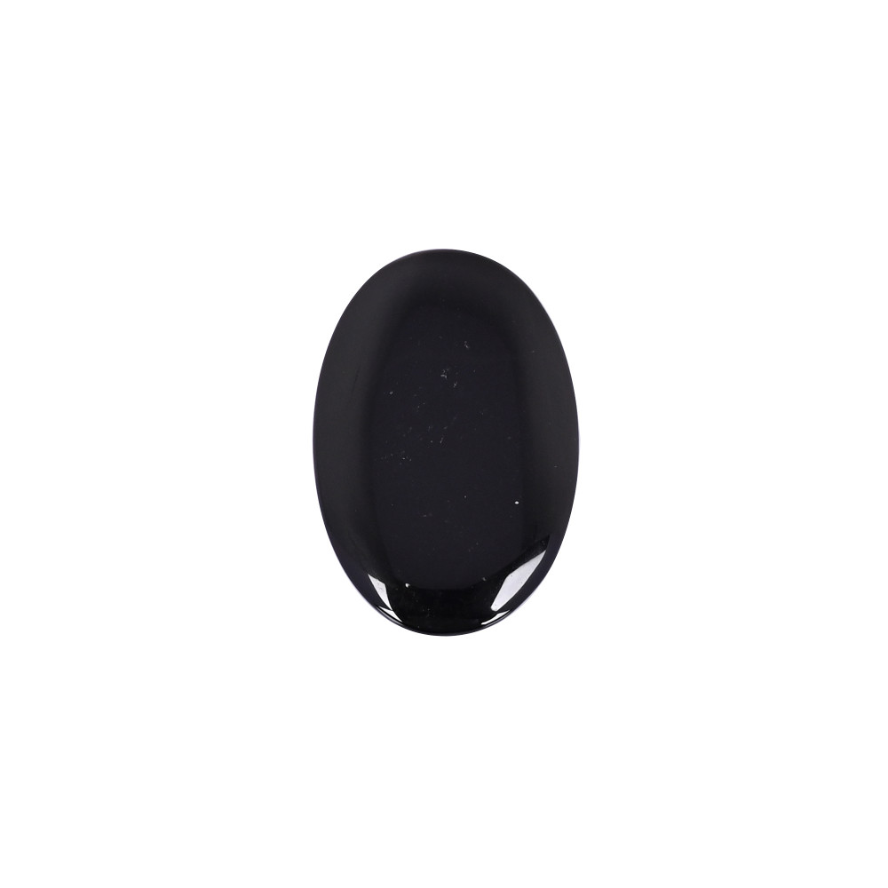 Image of Natural Black Onyx 33.5 Carat 42x29mm Oval Shape Loose Gemstone