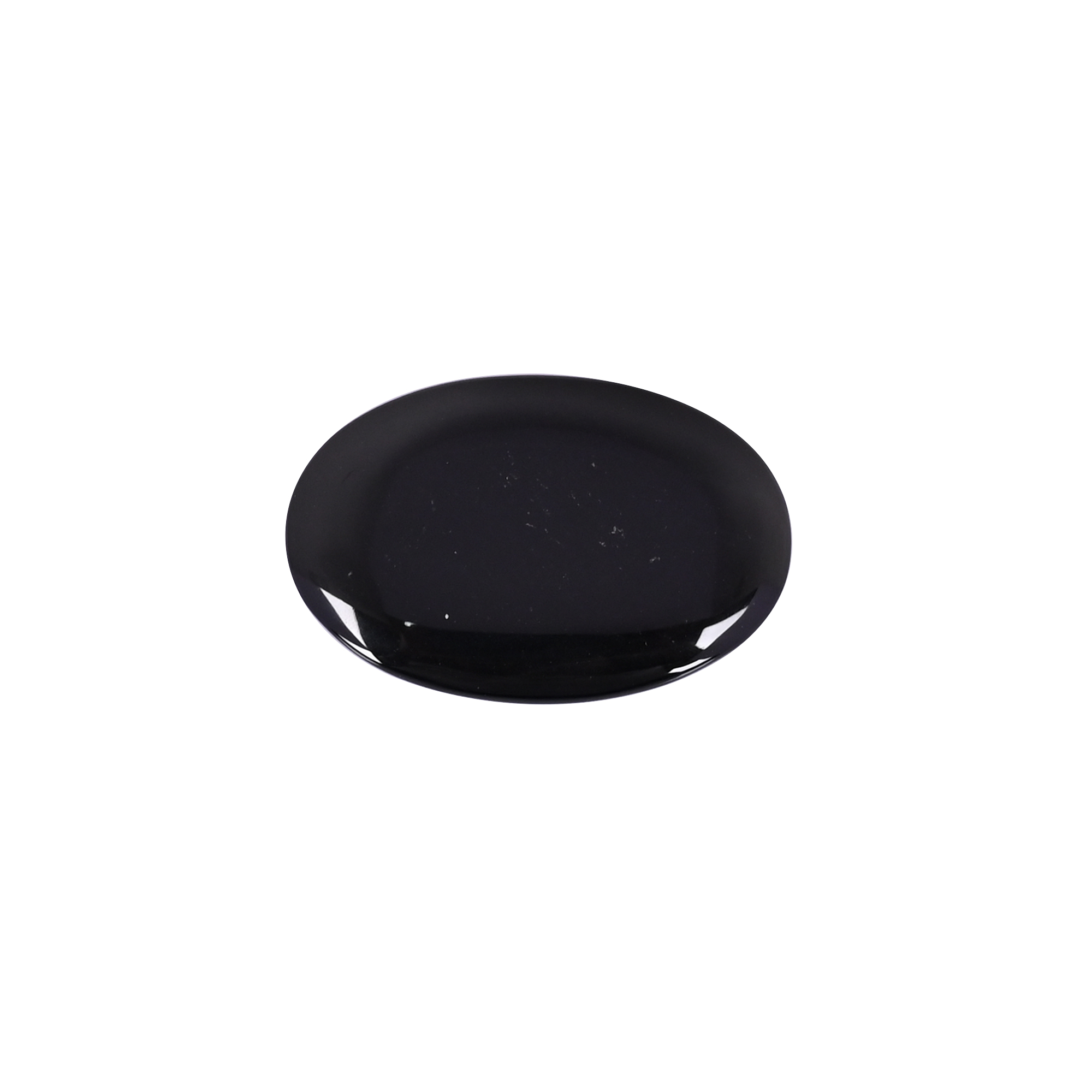 Natural Black Onyx 335 Carat 42x29mm Oval Shape Loose Gemstone