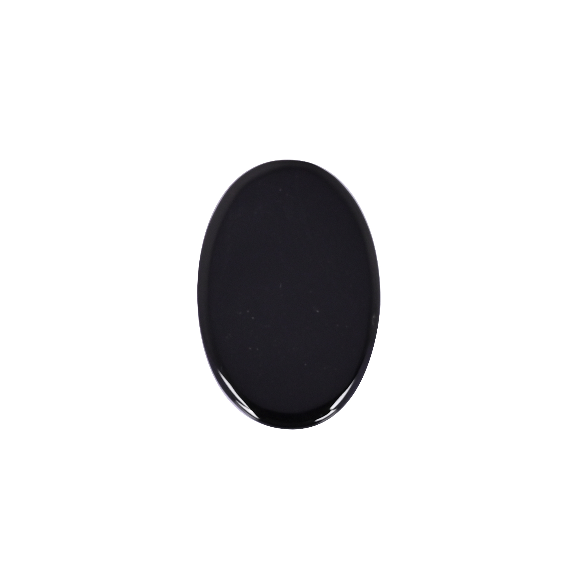 Natural Black Onyx 335 Carat 42x29mm Oval Shape Loose Gemstone