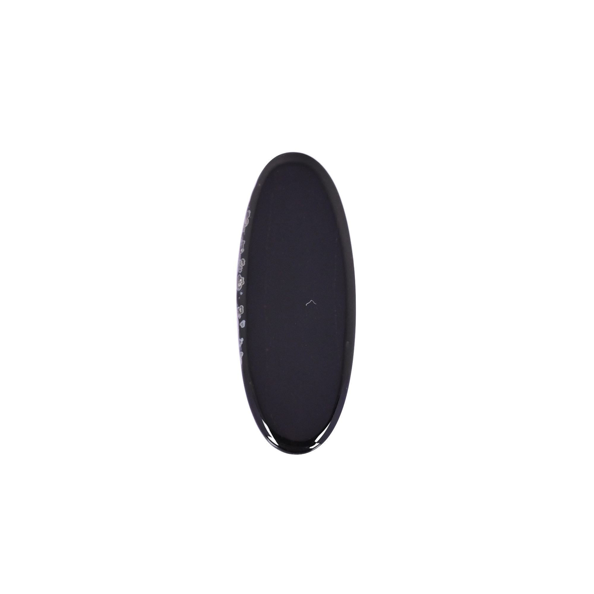 Natural Black Onyx 280 Carat 41x16mm Oval Shape Loose Gemstone