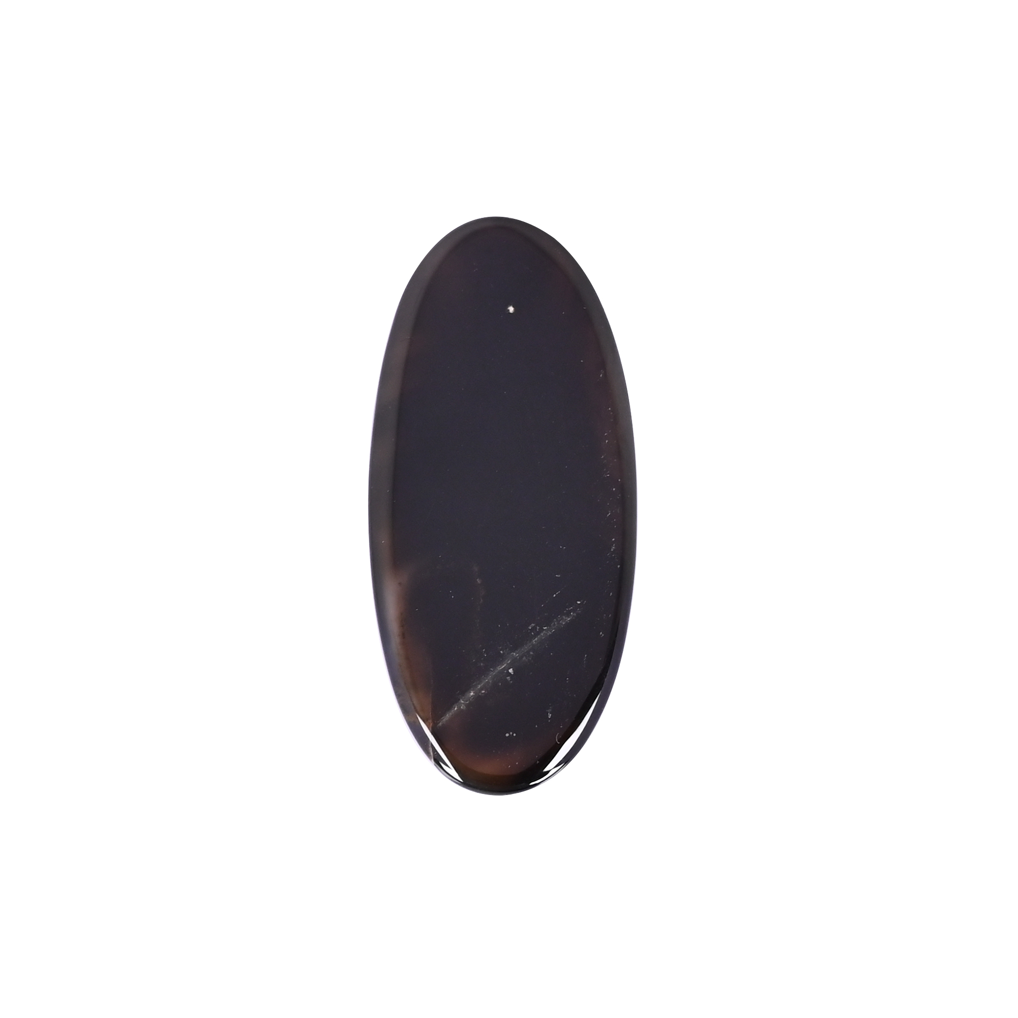 Natural Black Onyx 565 Carat 53x24mm Oval Shape Loose Gemstone