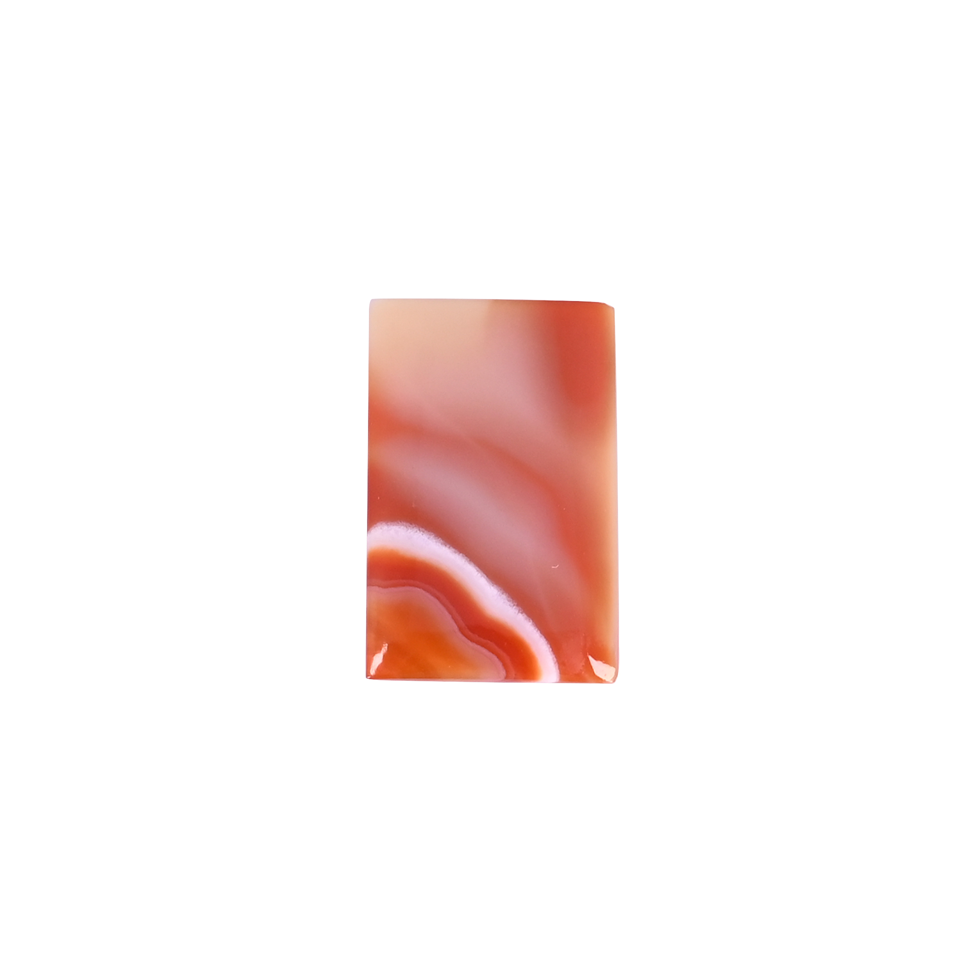 Natural Red Sard Onyx 215 Carat 31x20mm Rectangle Shape Loose Gemstone