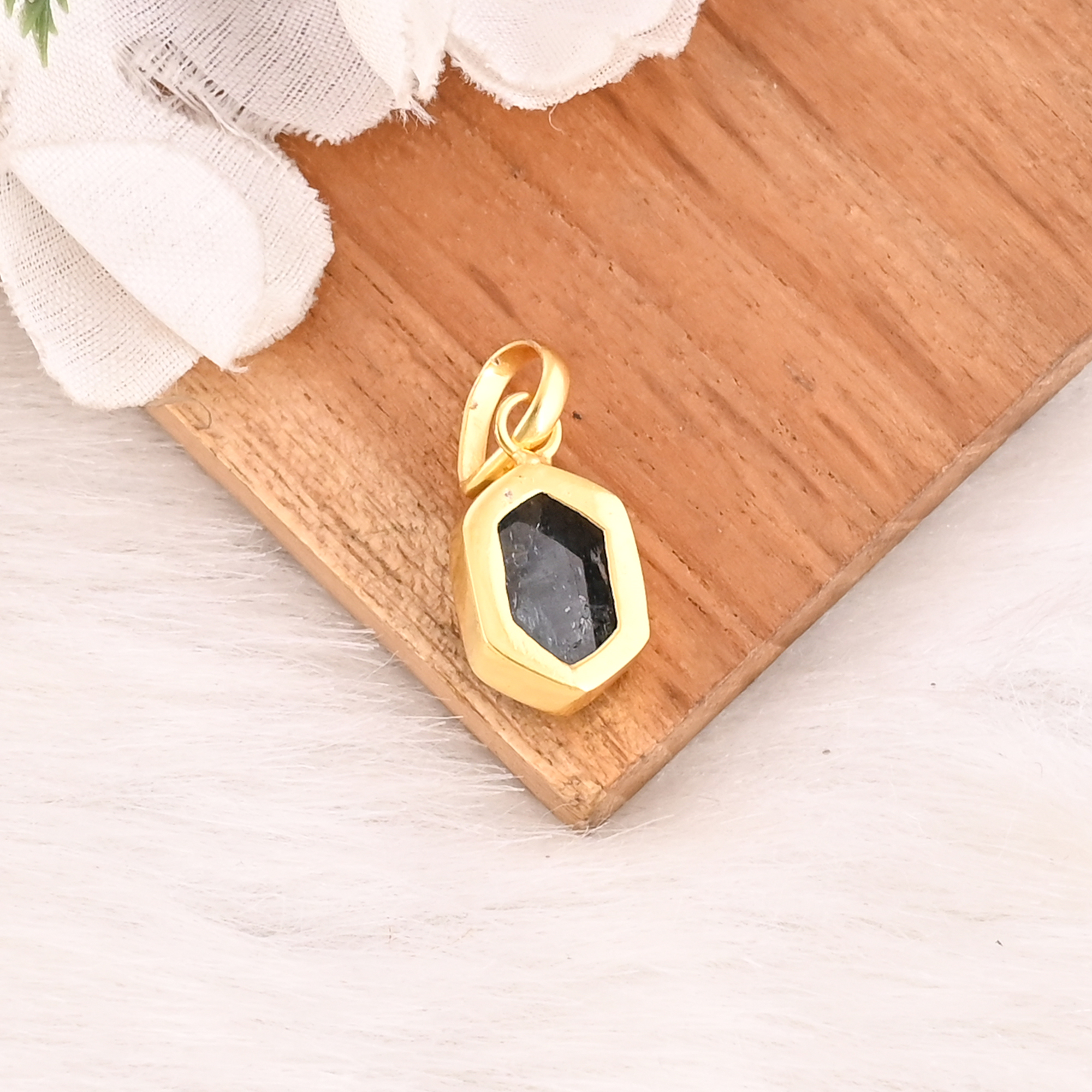 Natural Moss Kyanite Pendant 925 Sterling Silver Handmade Gemstone Jewelry