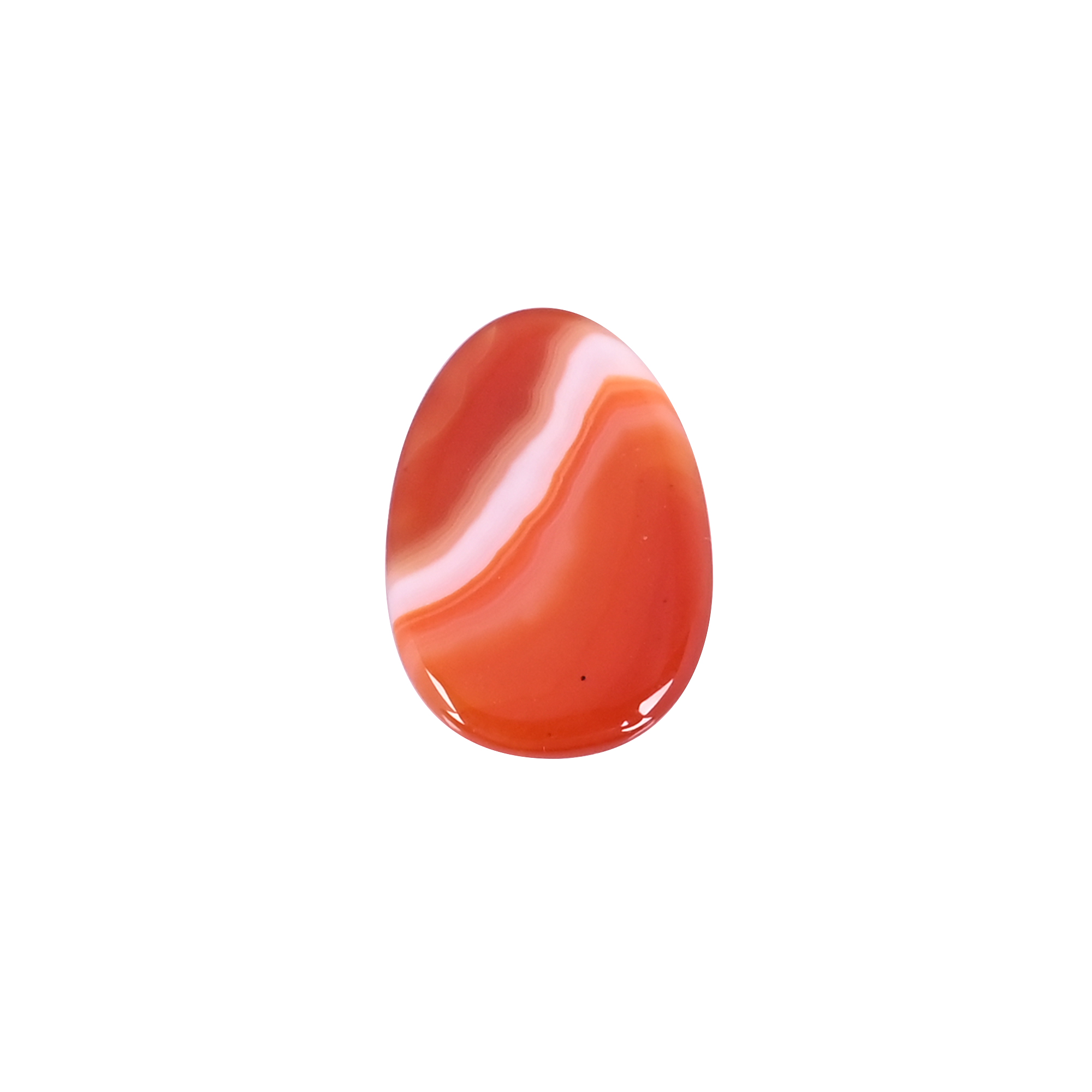 Natural Red Sard Onyx 108 Carat 24x17mm Fancy Shape Loose Gemstone