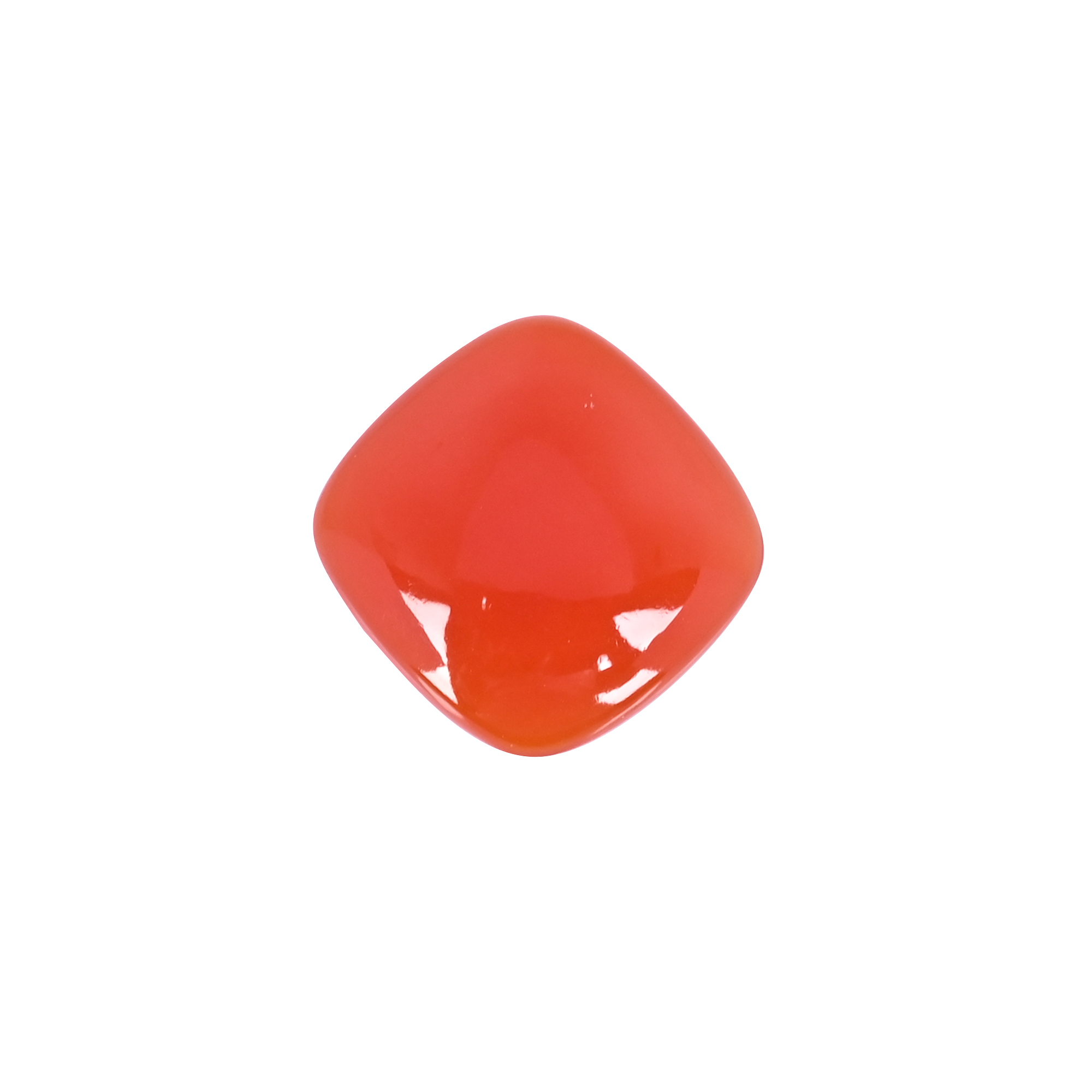 Natural Red Onyx 257 Carat  24x23mm Cushion Shape Loose Gemstone