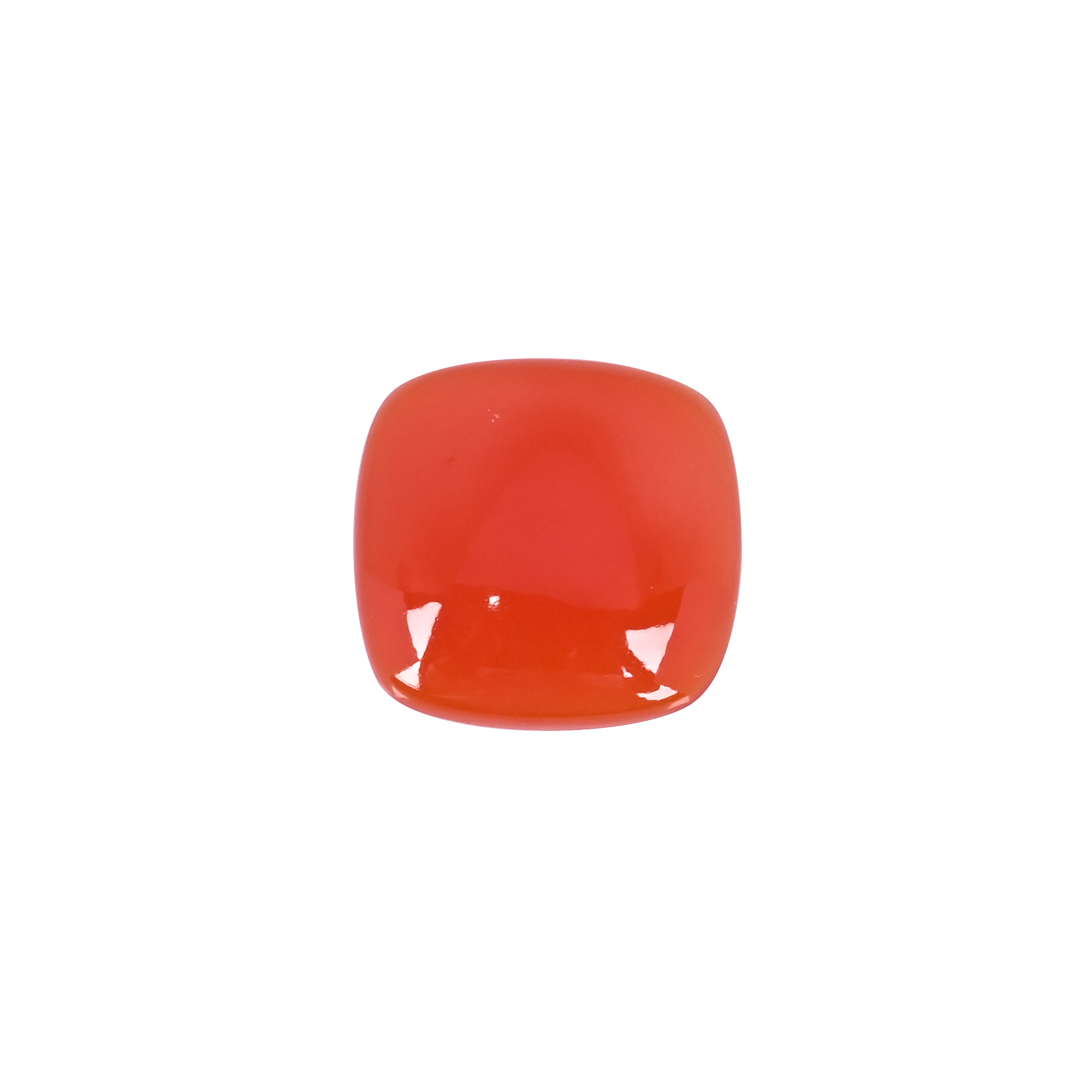 Natural Red Onyx 257 Carat  24x23mm Cushion Shape Loose Gemstone