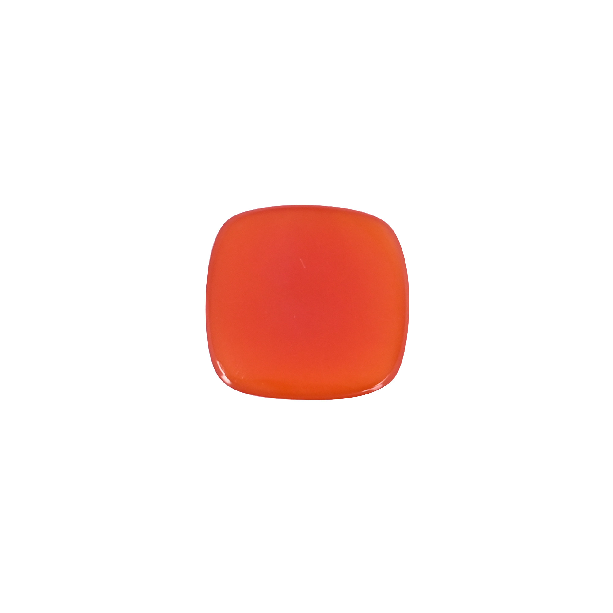 Natural Red Onyx 257 Carat 24x23mm Cushion Shape Loose Gemstone