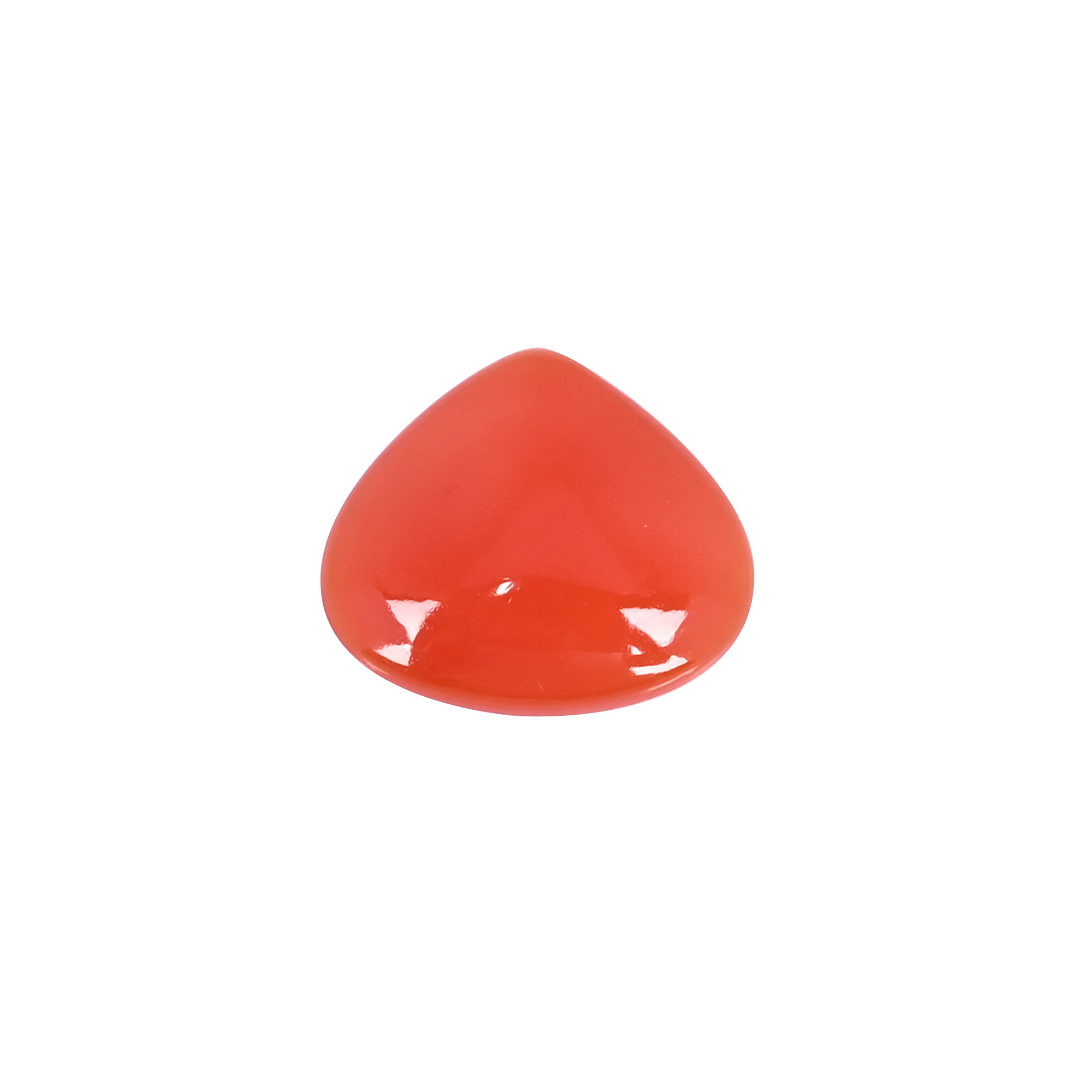 Natural Red Onyx 137 Carat  22x20mm Heart Shape Loose Gemstone