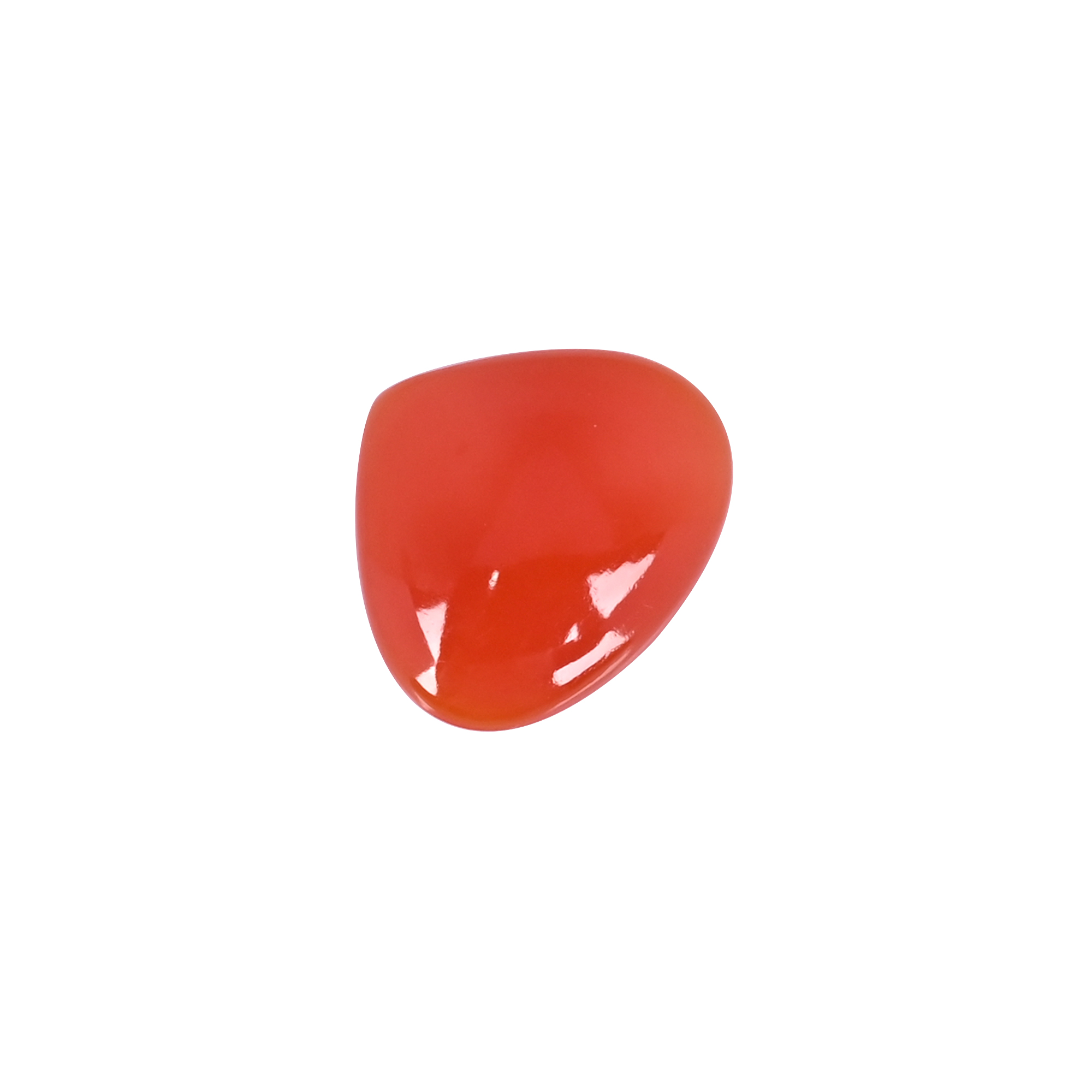 Natural Red Onyx 137 Carat  22x20mm Heart Shape Loose Gemstone