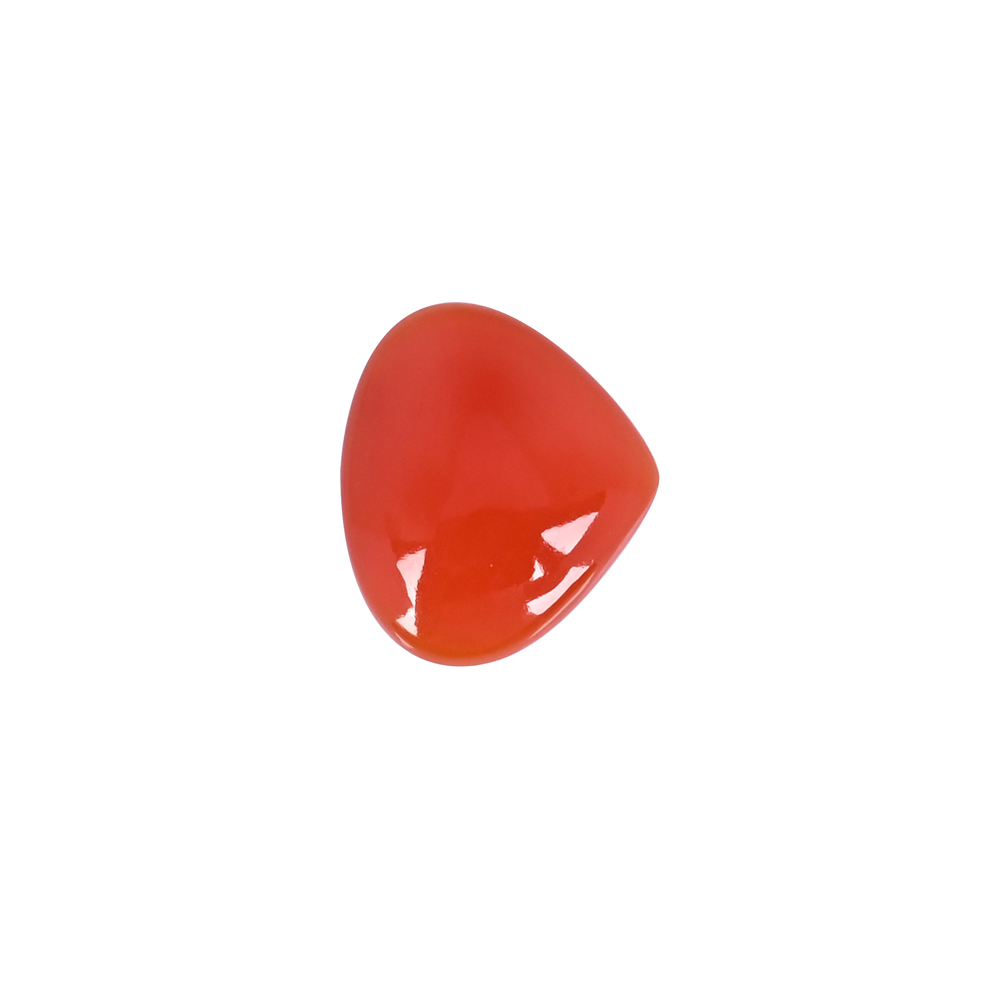 Natural Red Onyx 137 Carat  22x20mm Heart Shape Loose Gemstone