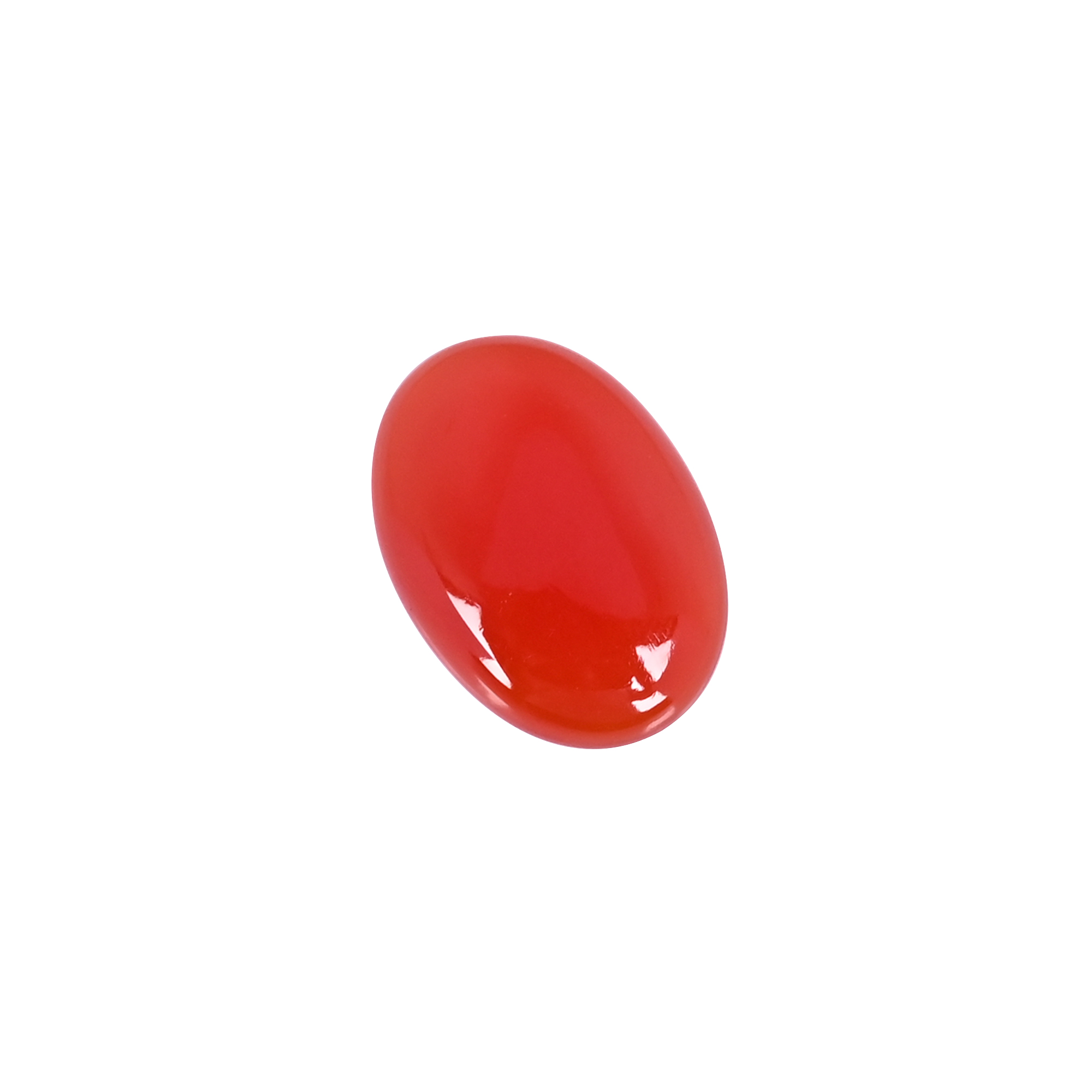 Natural Red Onyx 160 Carat 23x17mm Oval Shape Loose Gemstone