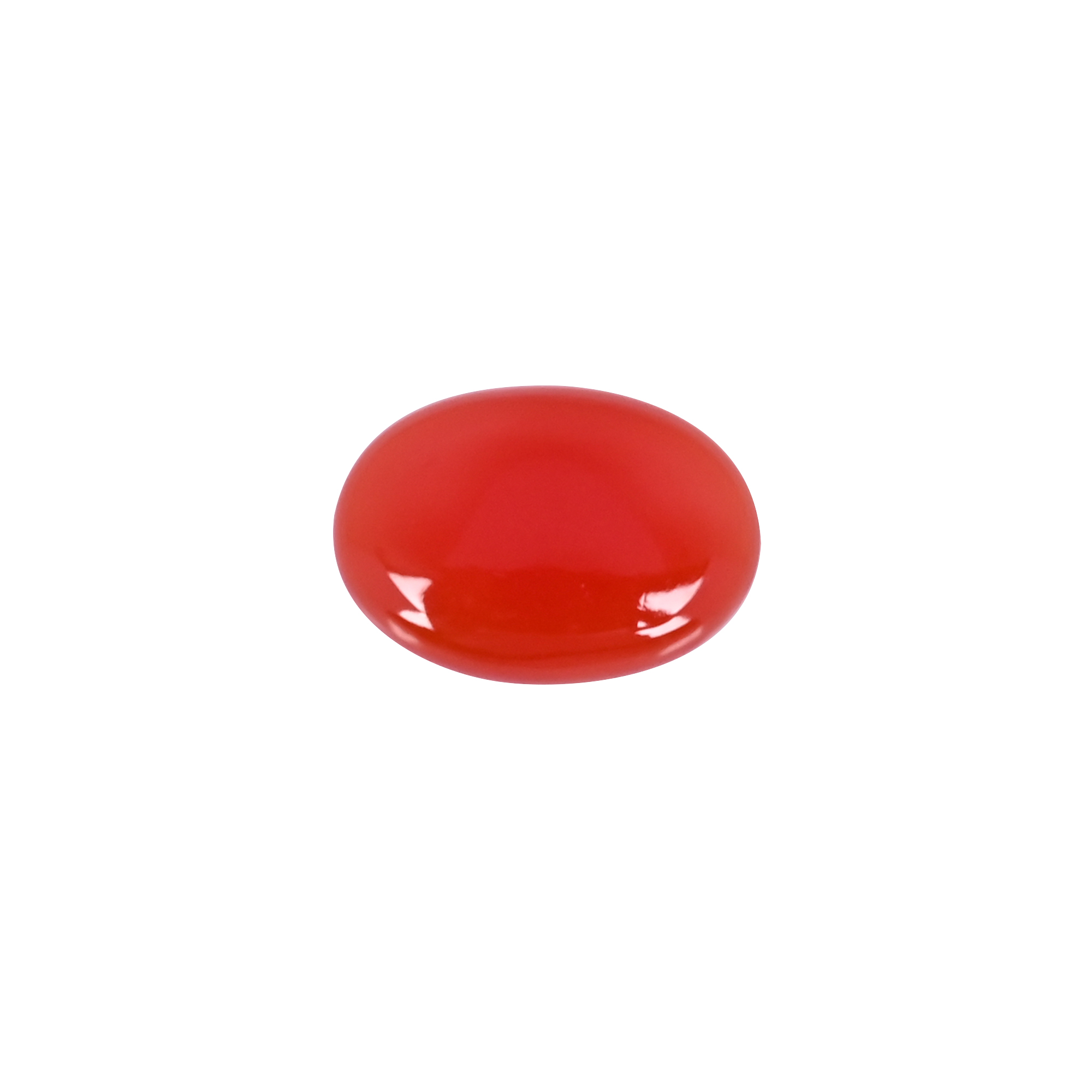 Natural Red Onyx 160 Carat 23x17mm Oval Shape Loose Gemstone