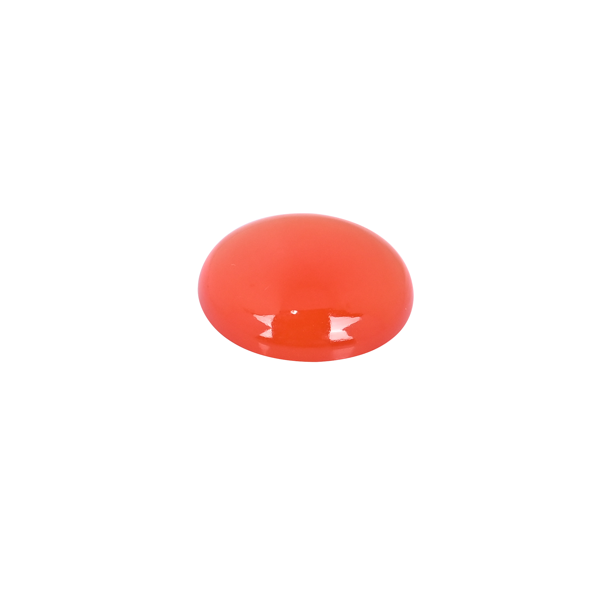 Natural Red Onyx 177 Carat  20x20mm Round Shape Loose Gemstone