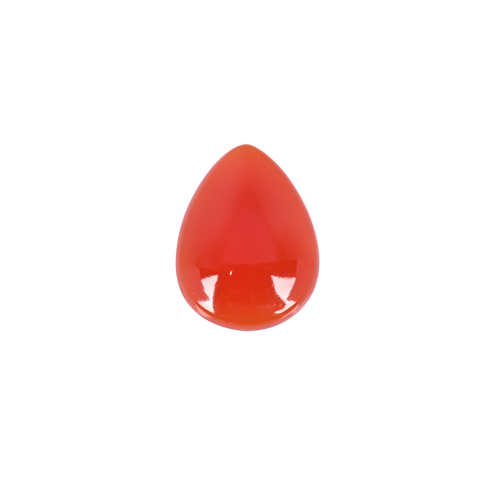 Image of Natural Red Onyx 14.2 Carat  23x18mm Pear Shape Loose Gemstone