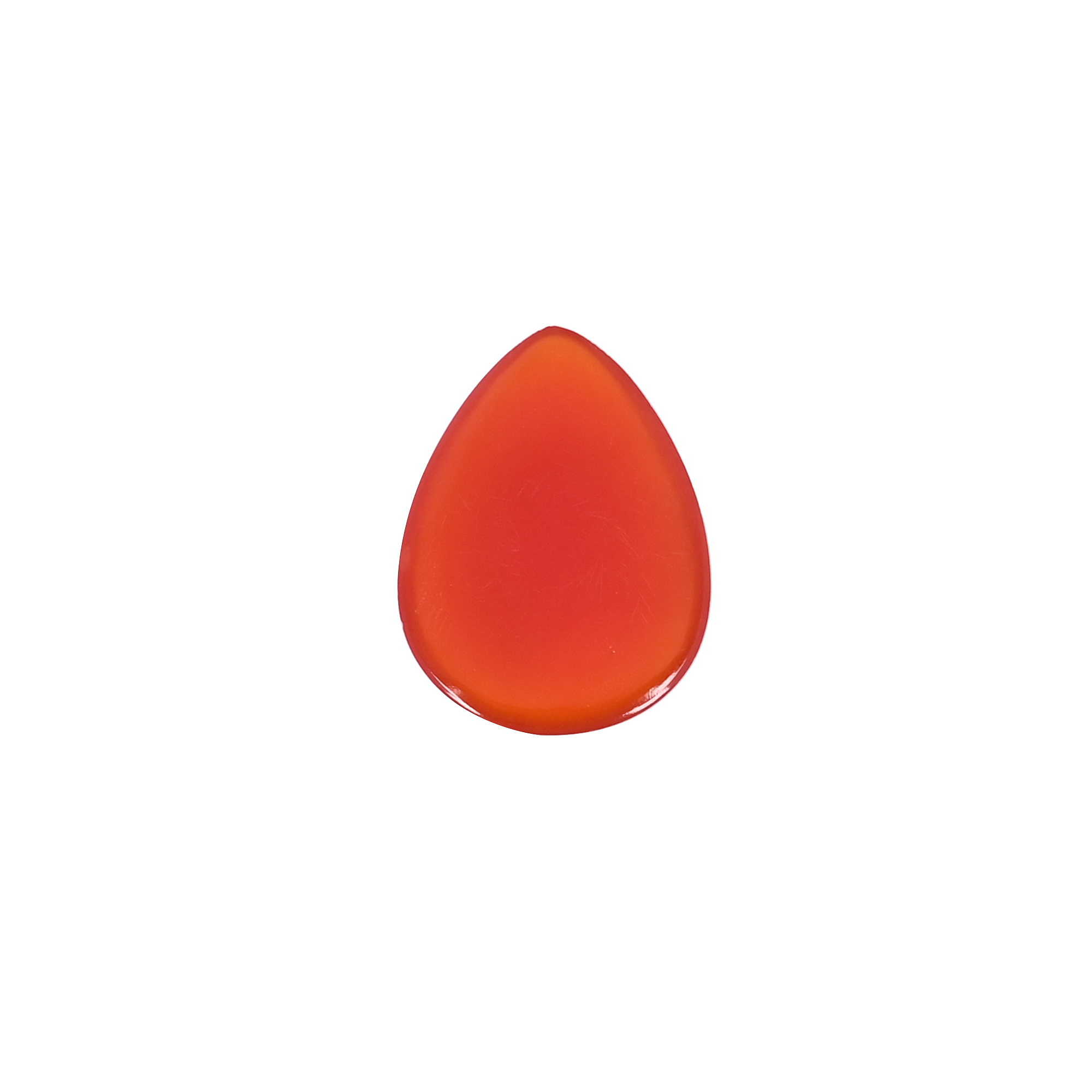 Natural Red Onyx 142 Carat  23x18mm Pear Shape Loose Gemstone