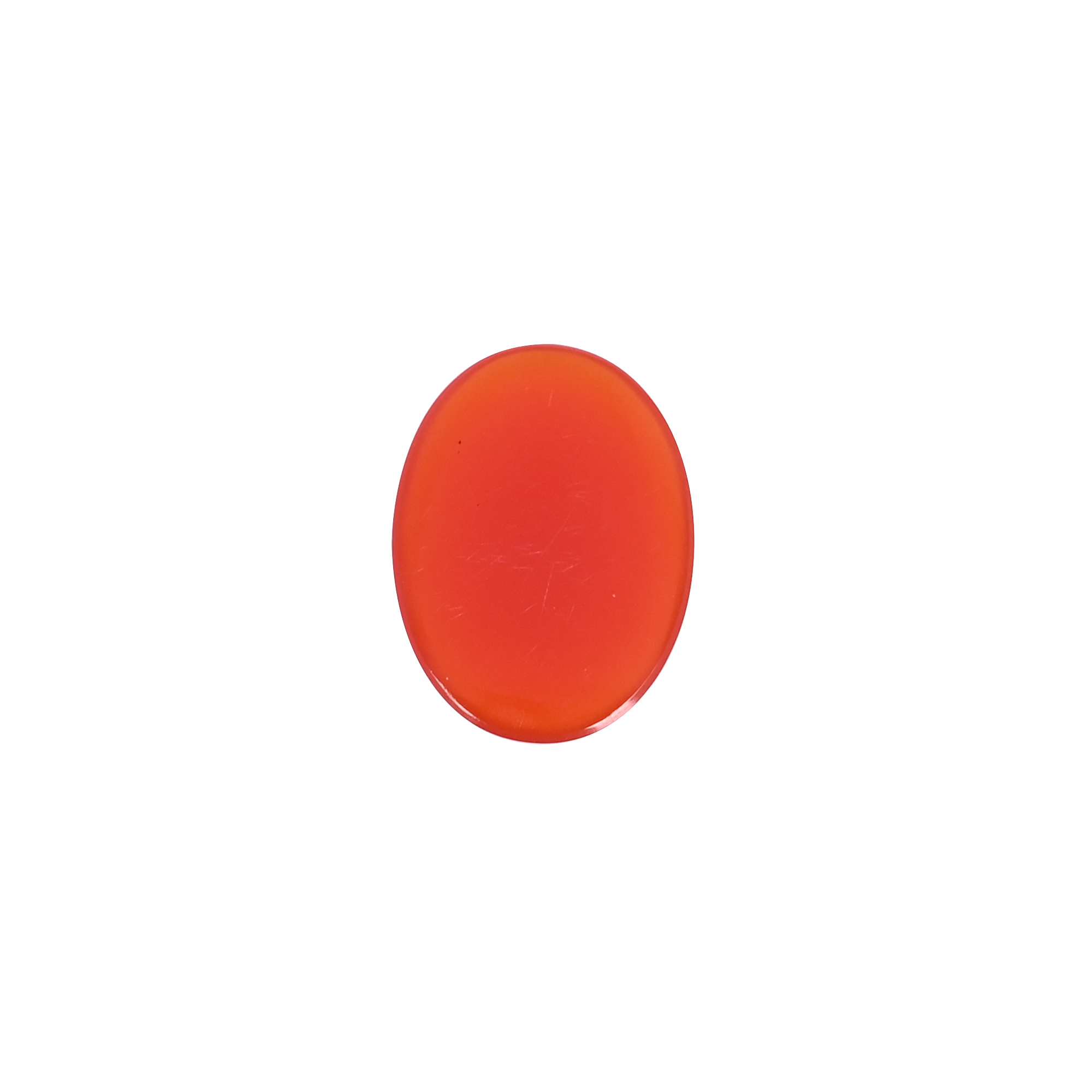 Natural Red Onyx 126 Carat 24x18mm Oval Shape Loose Gemstone