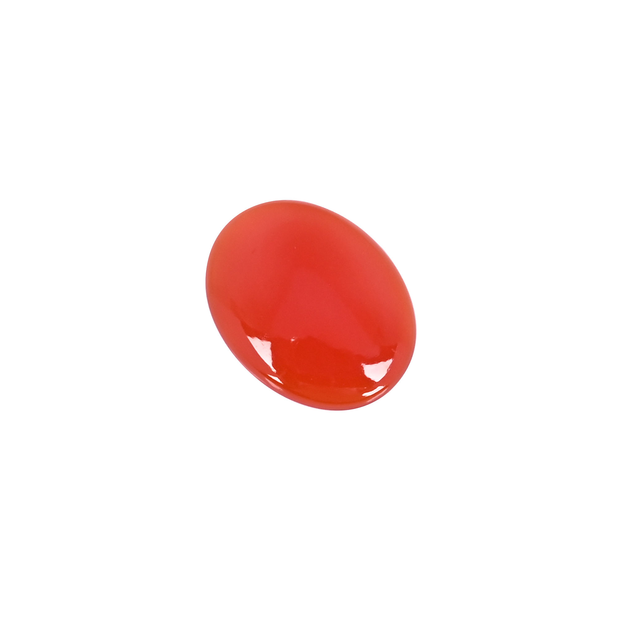 Natural Red Onyx 126 Carat  23x18mm Oval Shape Loose Gemstone