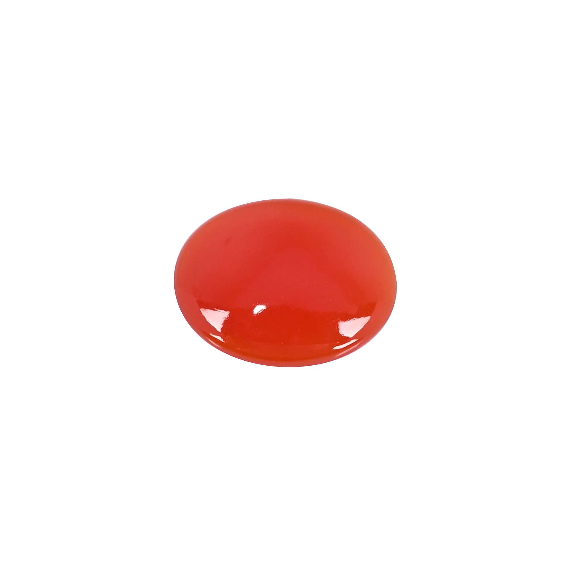 Natural Red Onyx 126 Carat  23x18mm Oval Shape Loose Gemstone