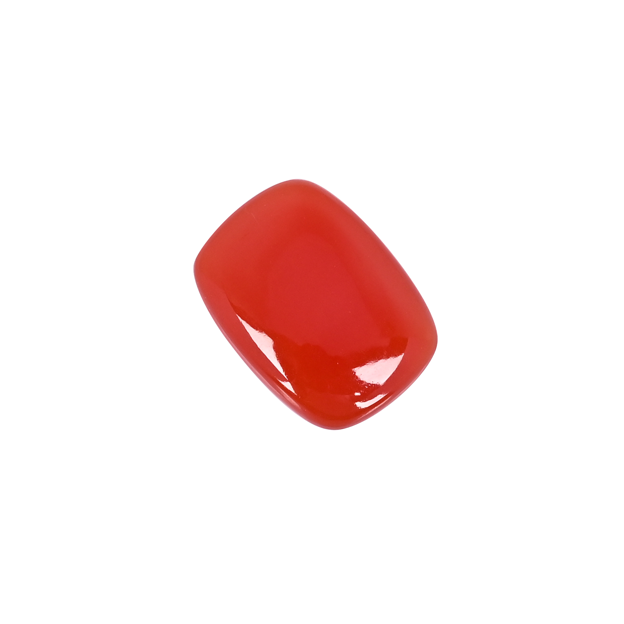 Natural Red Onyx 191 Carat  24x17mm Rectangle Cushion Shape Loose Gemstone