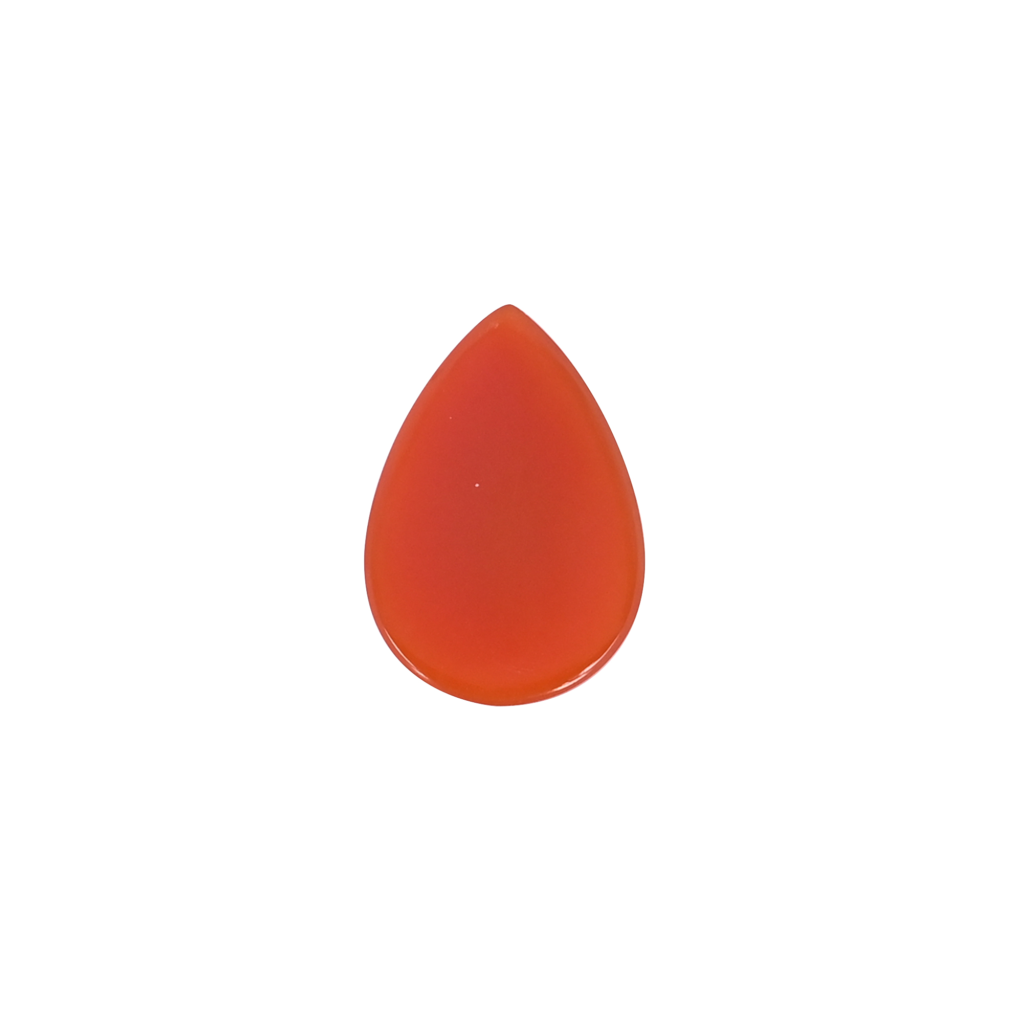 Natural Red Onyx 133 Carat 24x16mm Pear Shape Loose Gemstone