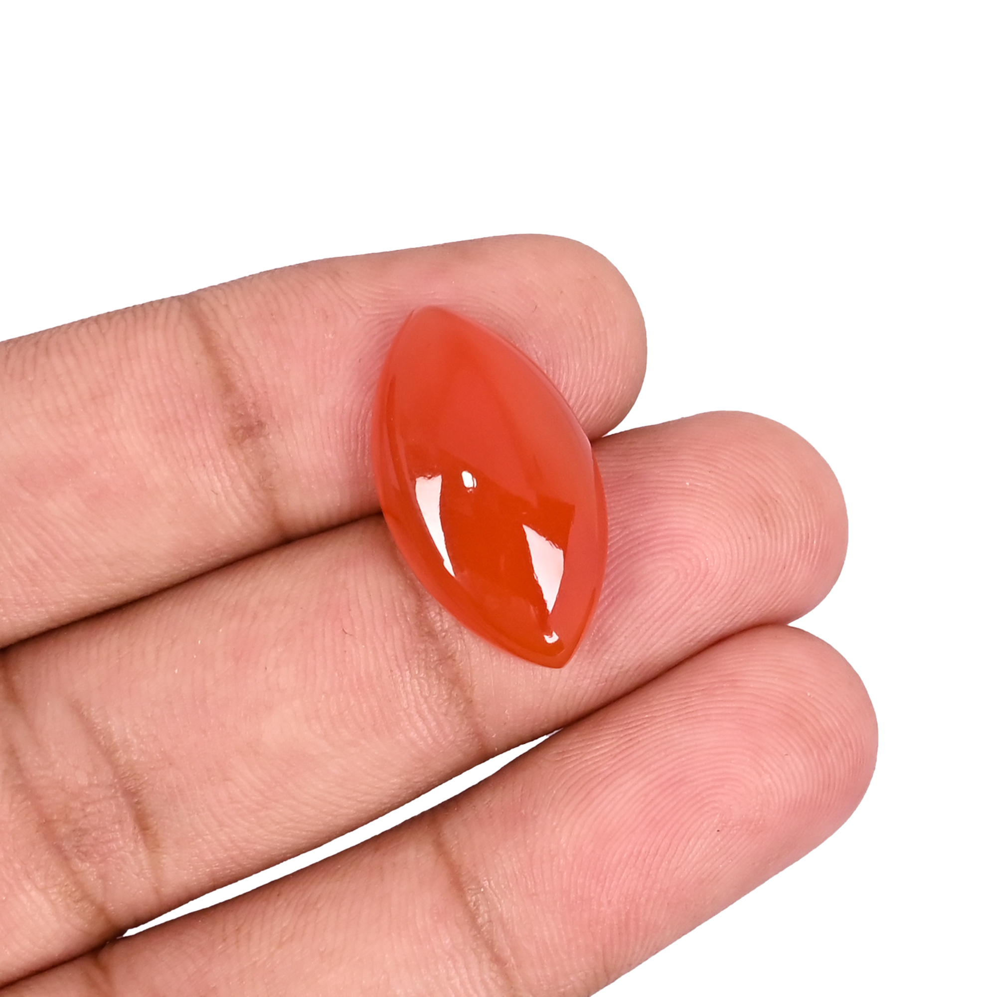 Natural Red Onyx 111 Carat  23x13mm Marquise Shape Loose Gemstone