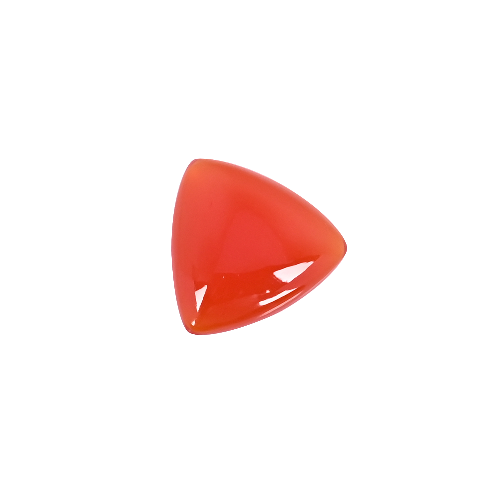Natural Red Onyx 109 Carat  19x19mm Trillion Shape Loose Gemstone