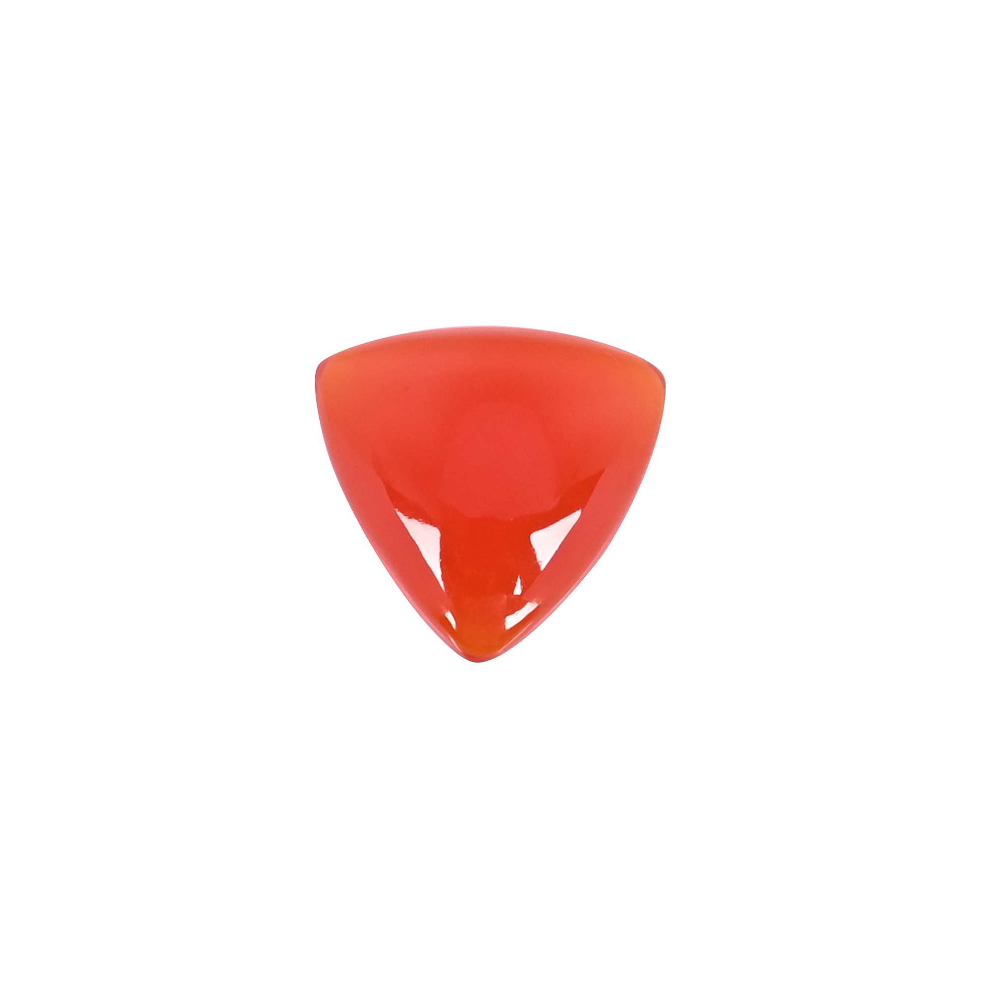 Natural Red Onyx 109 Carat  19x19mm Trillion Shape Loose Gemstone